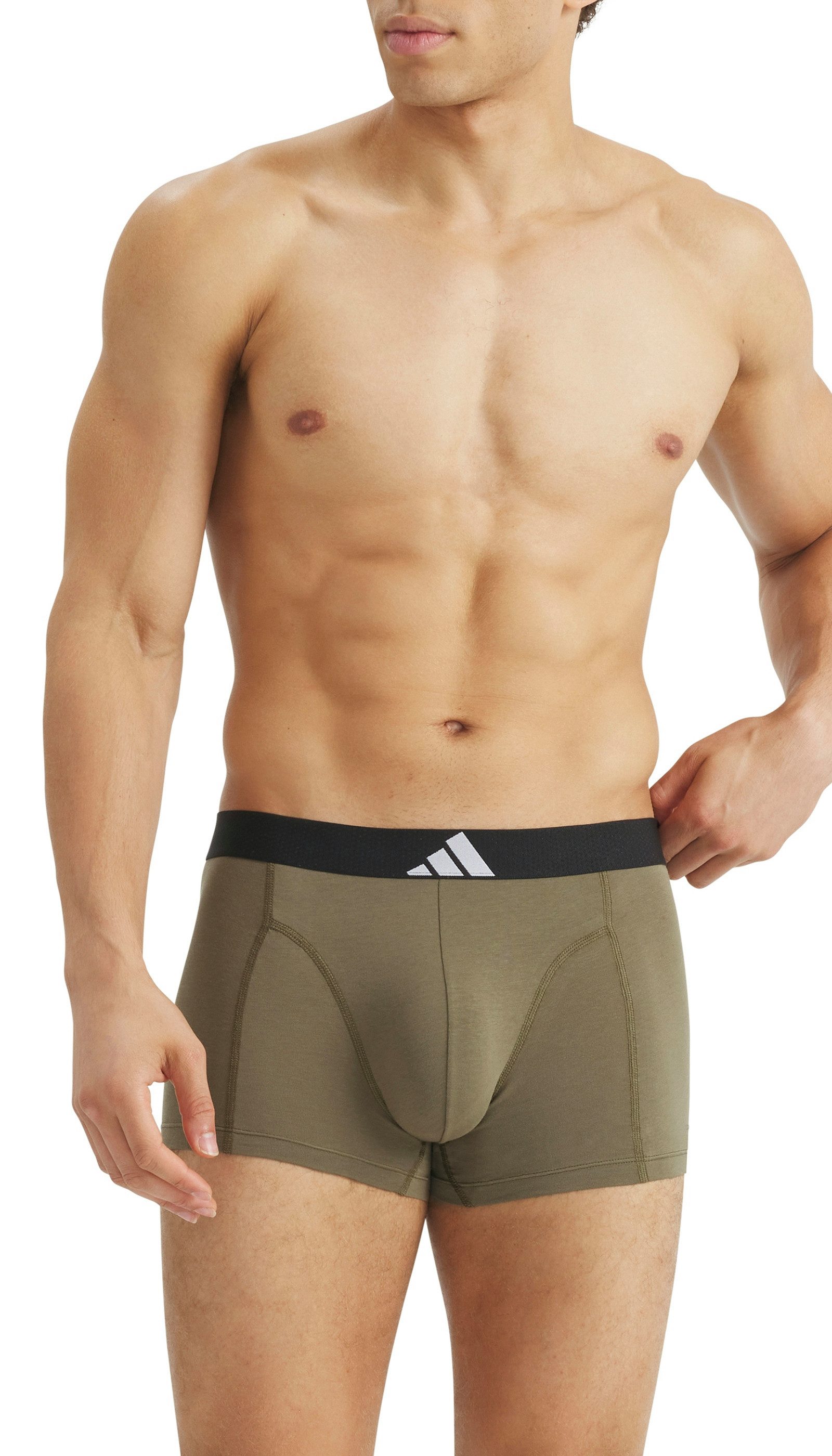 adidas Sportswear Trunk Active Flex Cotton Body (2er Pack) elastischer Logo-Bund, ohne Eingriff, sportliches Design