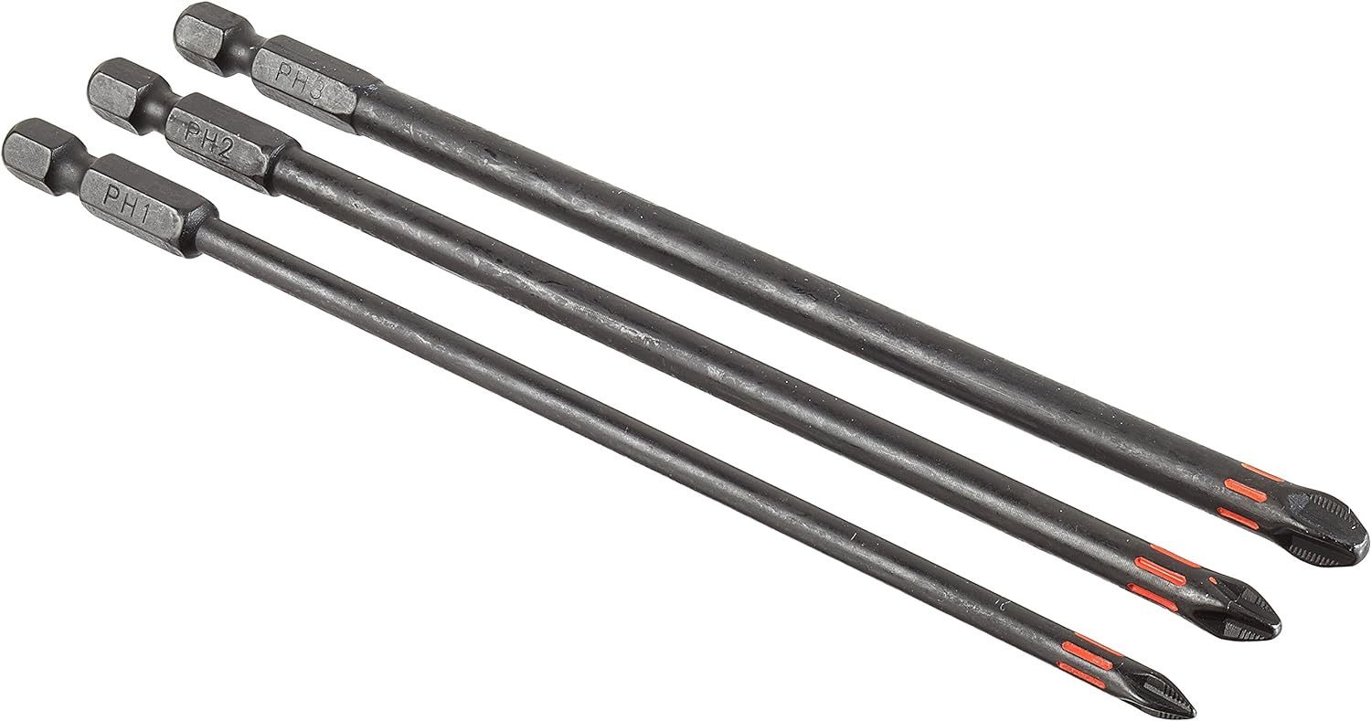 kwb Bit-Set 3 Bits 150mm PH Set Torsion SB, 3 Bits 150 mm PH Set Torsion 123041 (TQ 60 Stahl, Torsionszone, IS