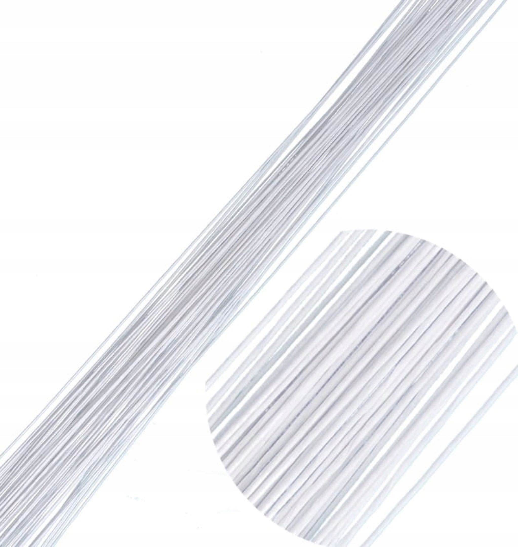 Draht Weißer Floristendraht 30 Gauge (0,25 mm), für Zuckerdekorationen.