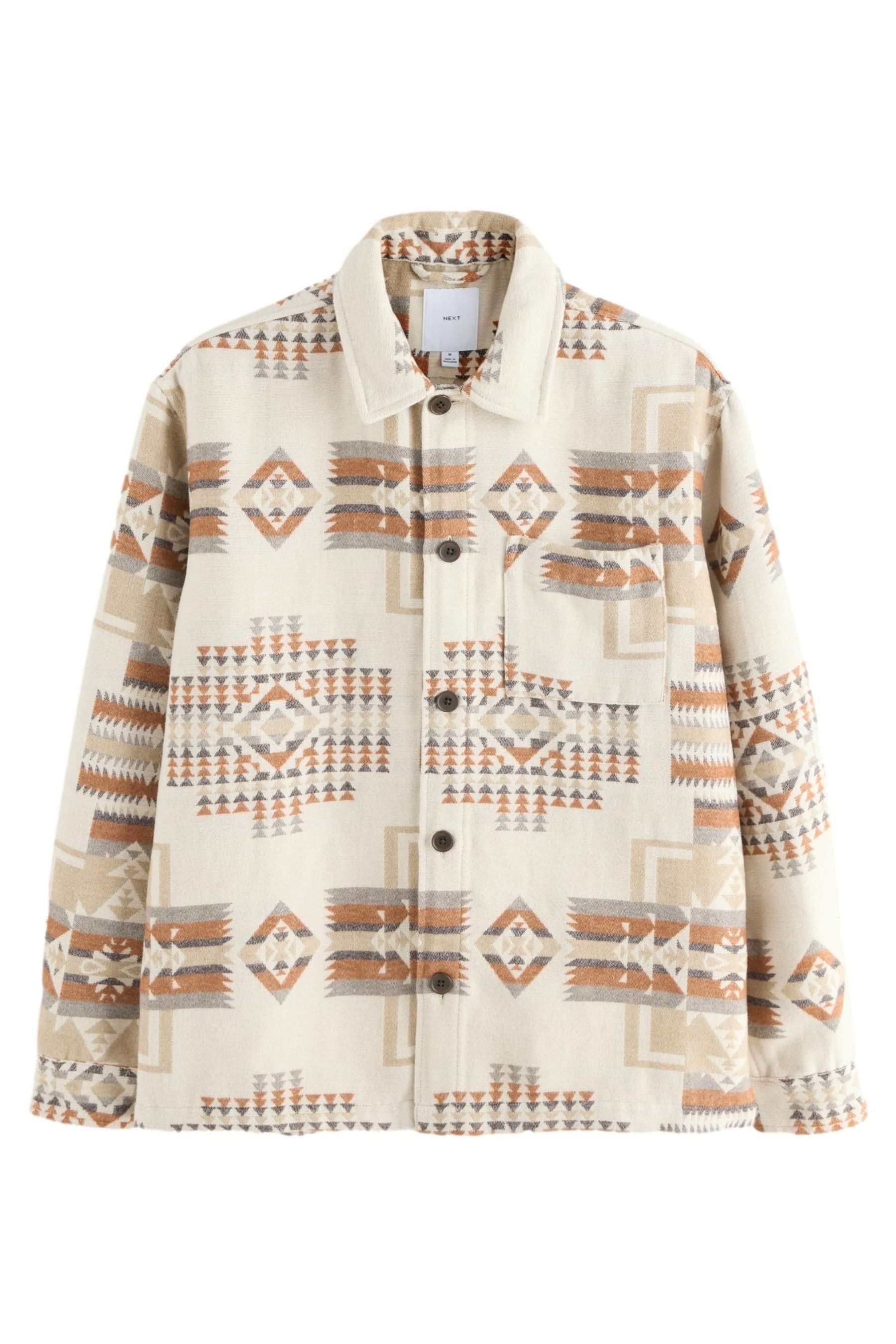 Next Hemdjacke Hemdjacke im Navajo-Stil (1-St)