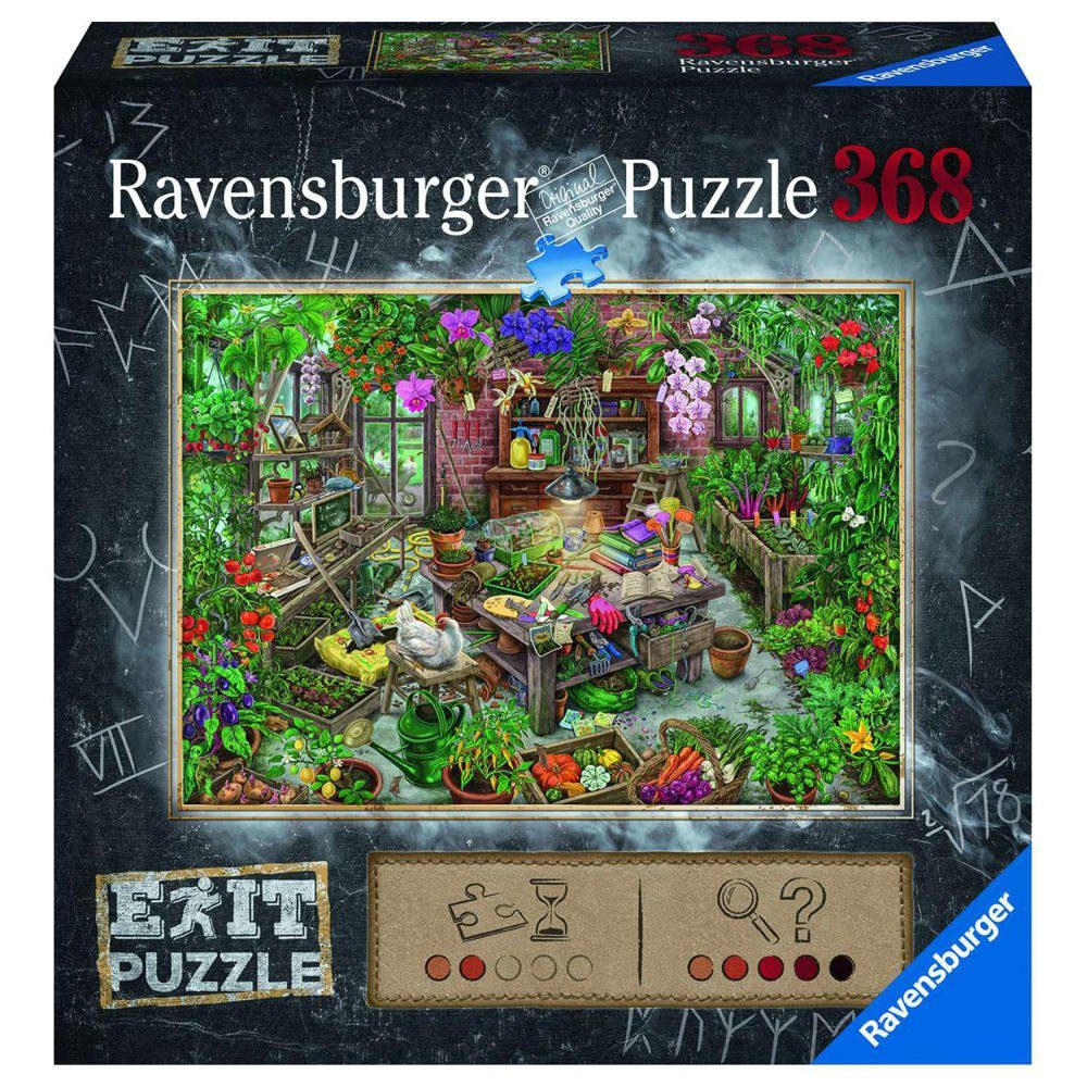 Ravensburger Puzzle Exit - Im Gewächshaus, 368 Puzzleteile