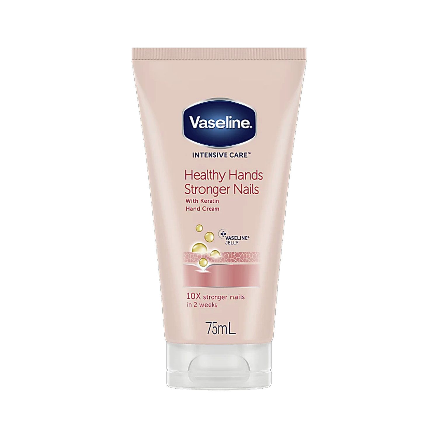 Vaseline Handcreme Vaseline Handcreme Healthy Hands and Stronger Nails 75ml mit Keratin