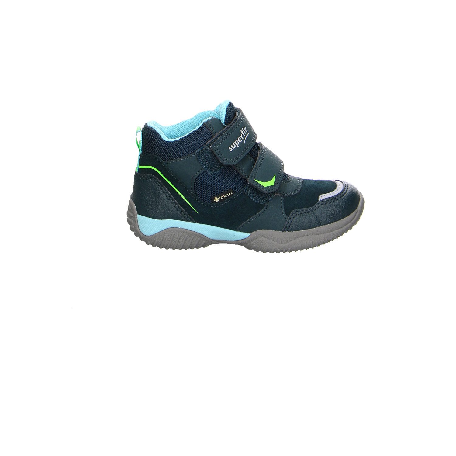 Superfit Velour Klettstiefel Winter Junge grün Winterstiefelette