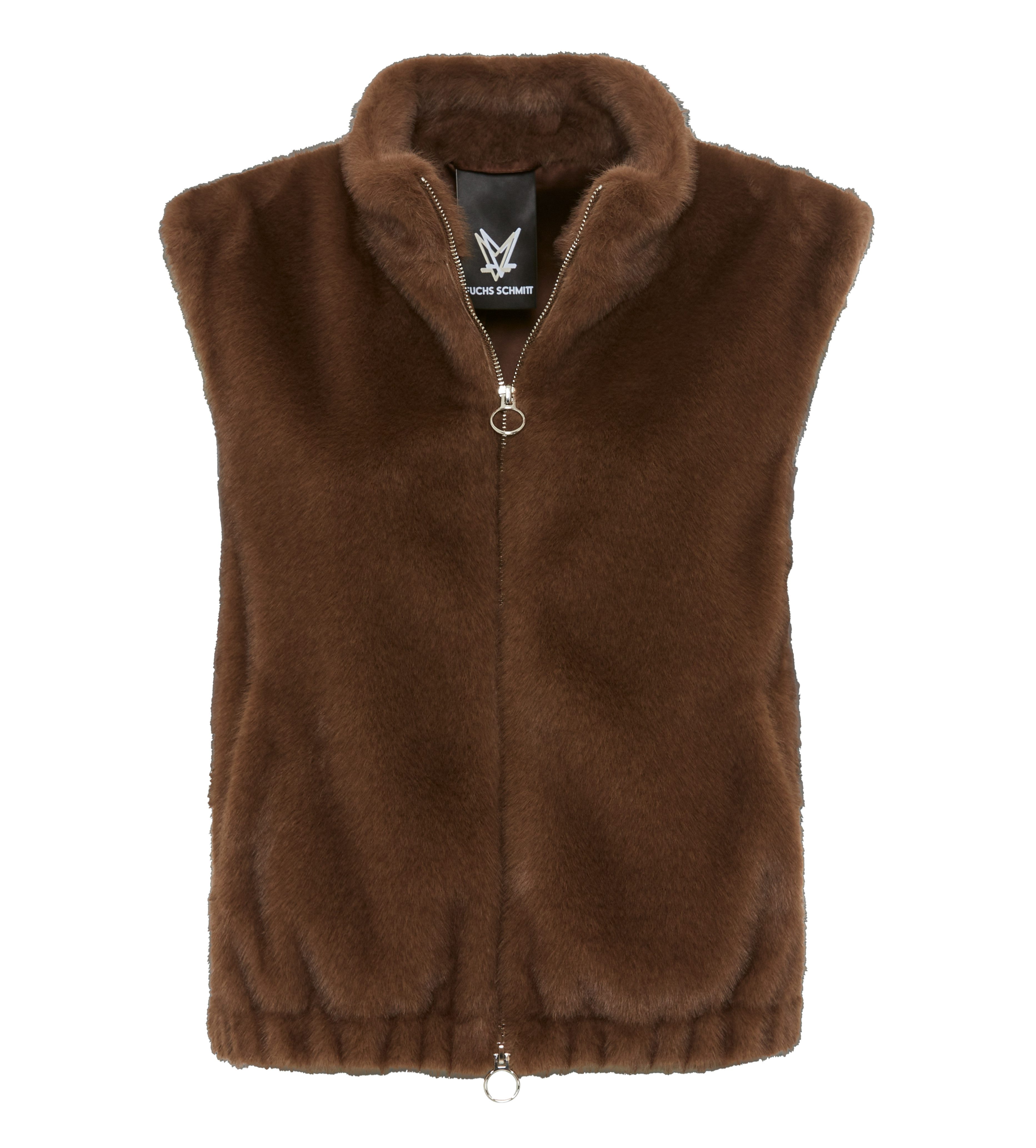 Fuchs Schmitt Plüschjacke Fuchs Schmitt Kunstfell-Weste günstig online kaufen