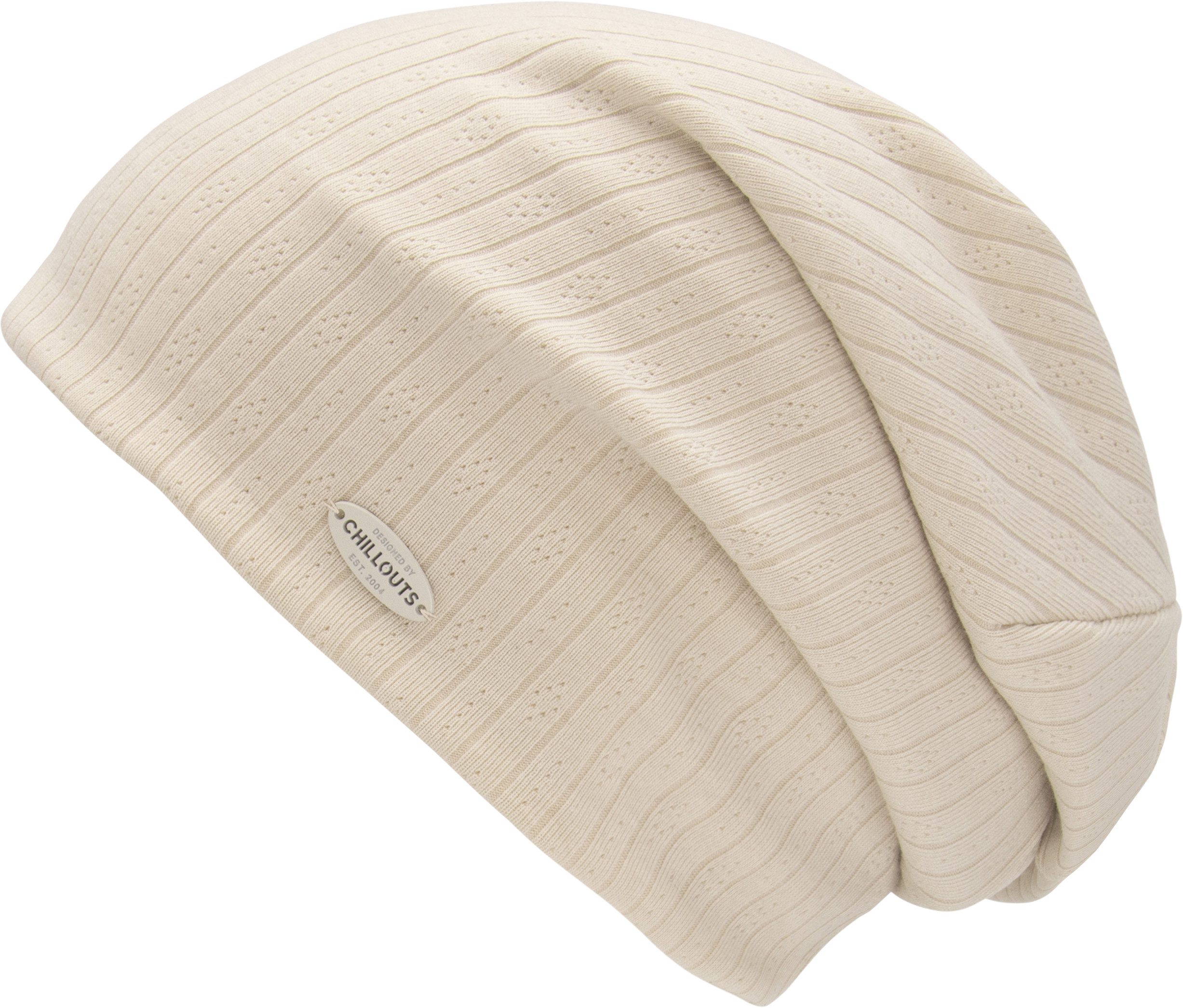 chillouts Beanie Kamza Hat mit feiner Rippenstruktur & elastischer Passform für alle Jahreszeiten