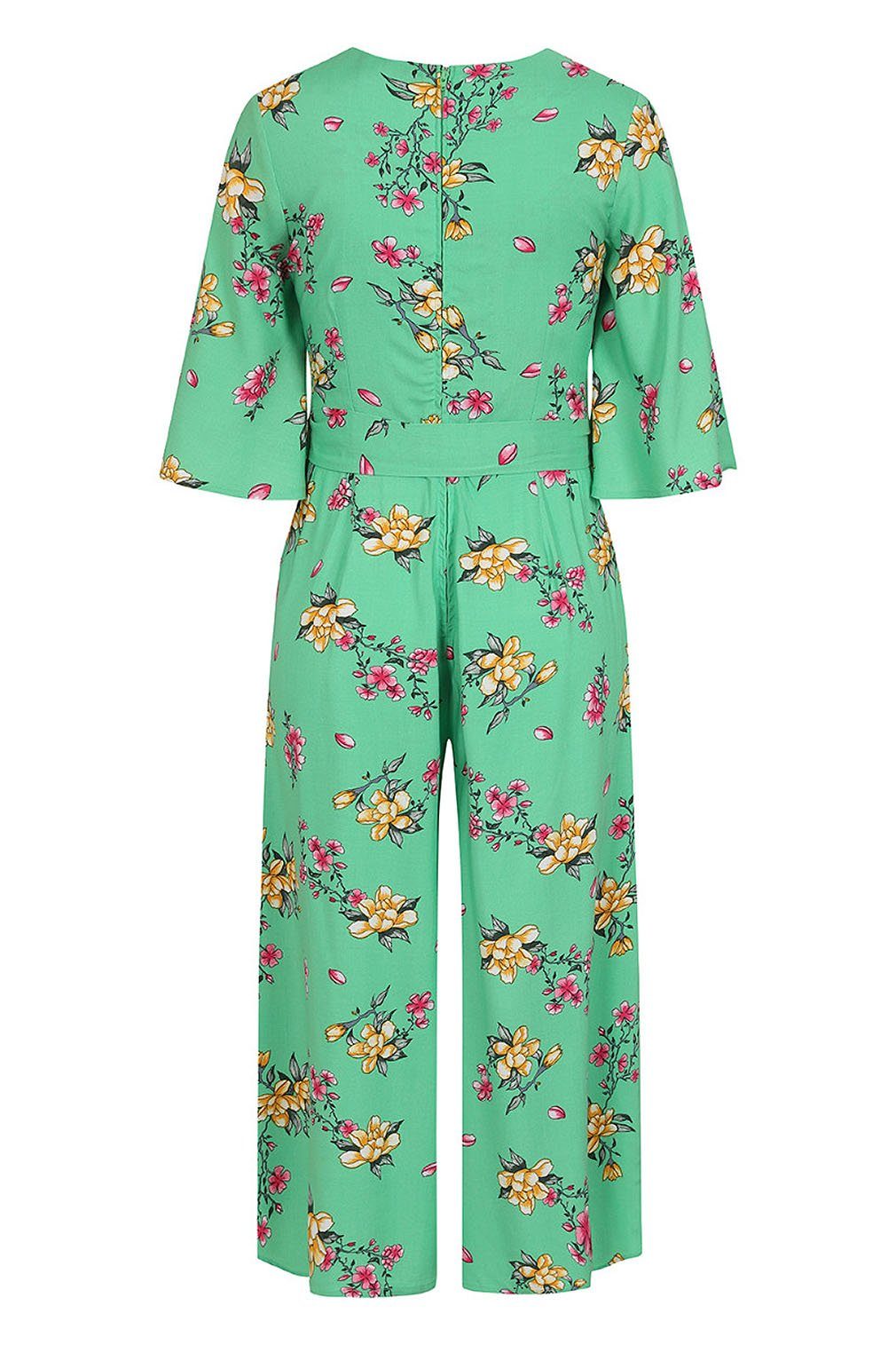 Hell Bunny Jumpsuit Adelina Vintage Retro Blumen Print günstig online kaufen