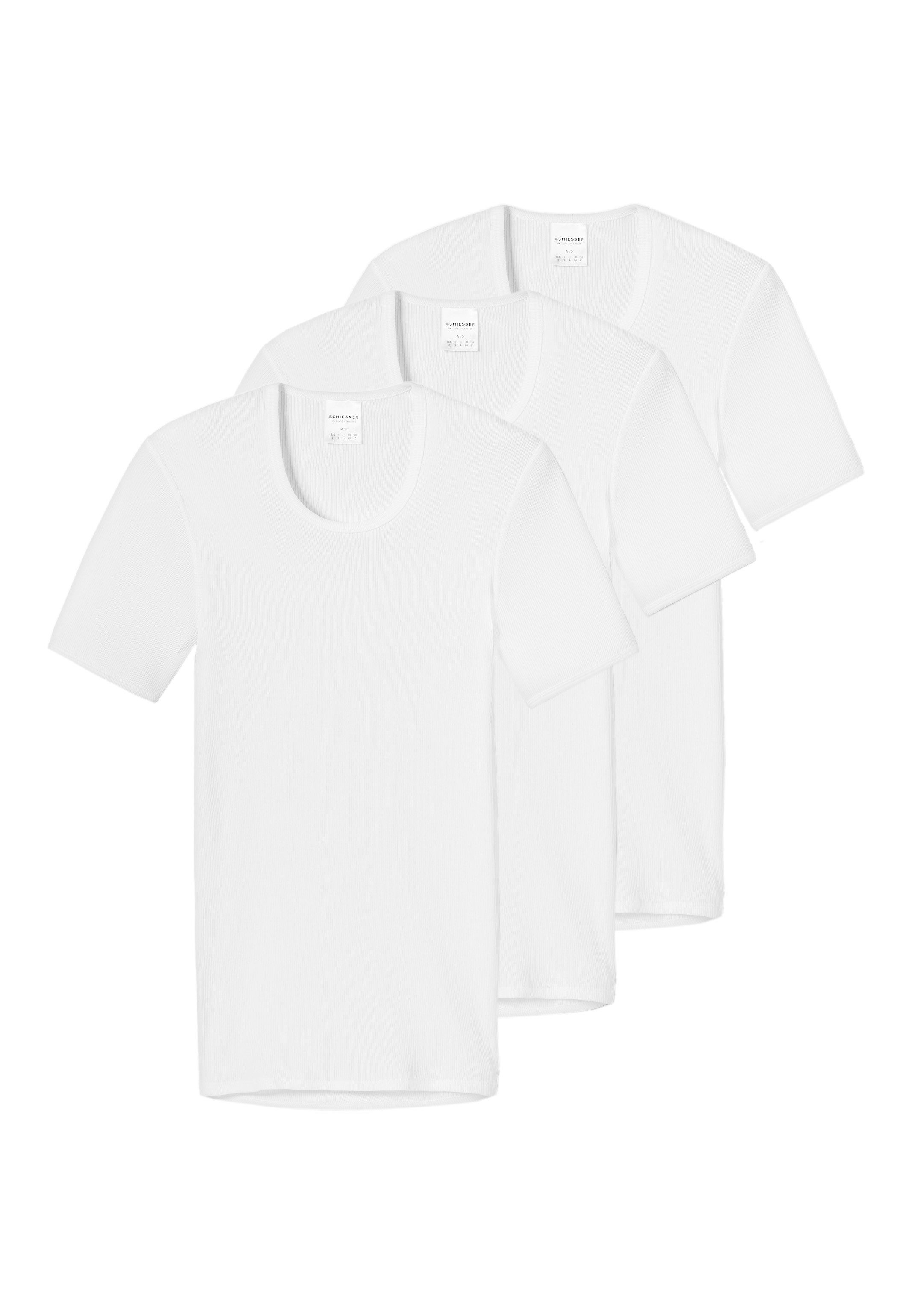 Unterhemd 3er Pack Original Classics Doppelripp