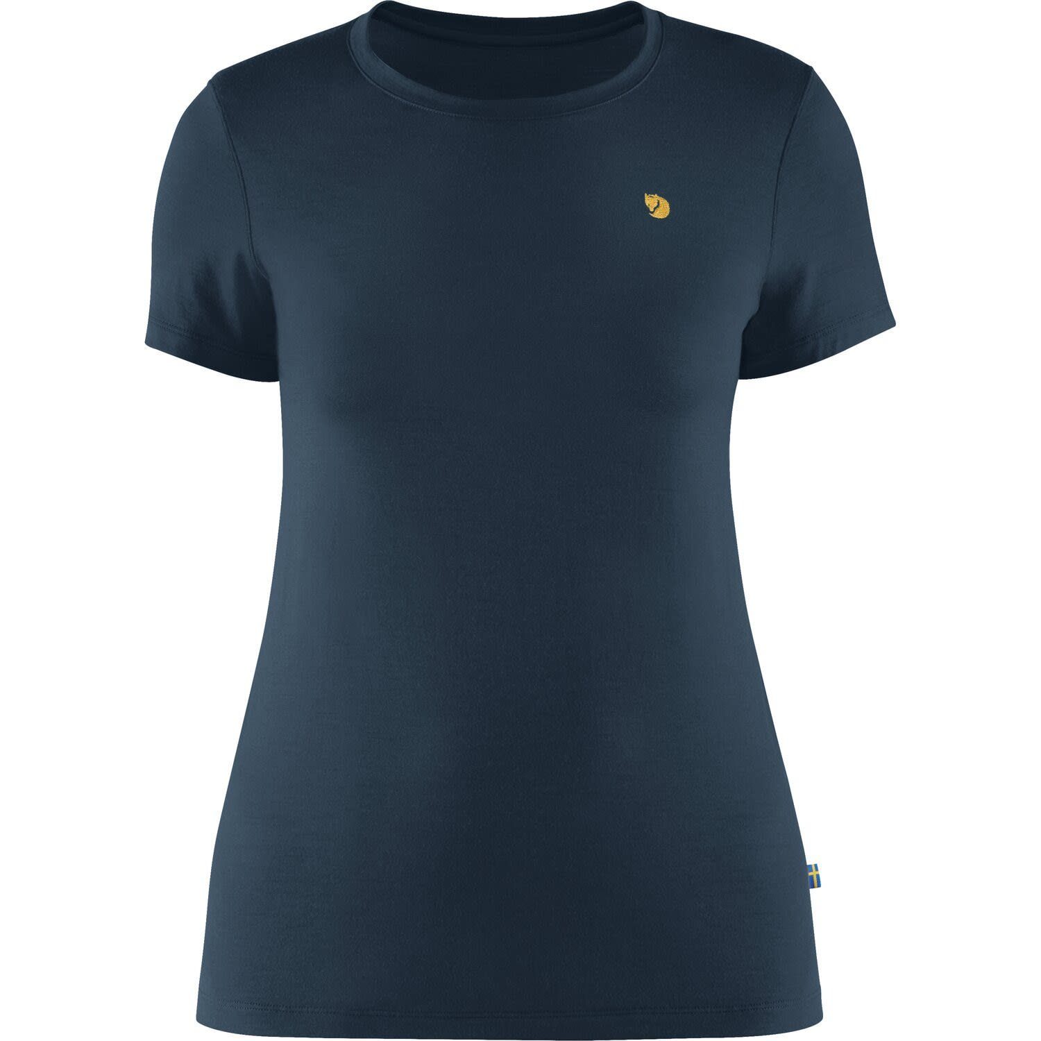 Fjällräven Kurzarmshirt Fjällräven W Bergtagen Thinwool Short-sleeve Damen Blue Blue