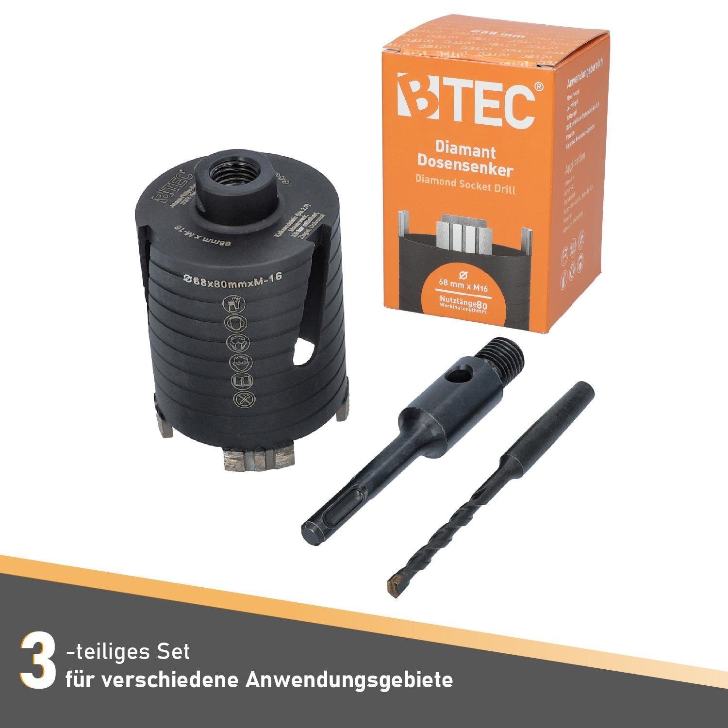 BTEC Diamanttrockenbohrer Diamant Dosenbohrer 68mm mit günstig online kaufen