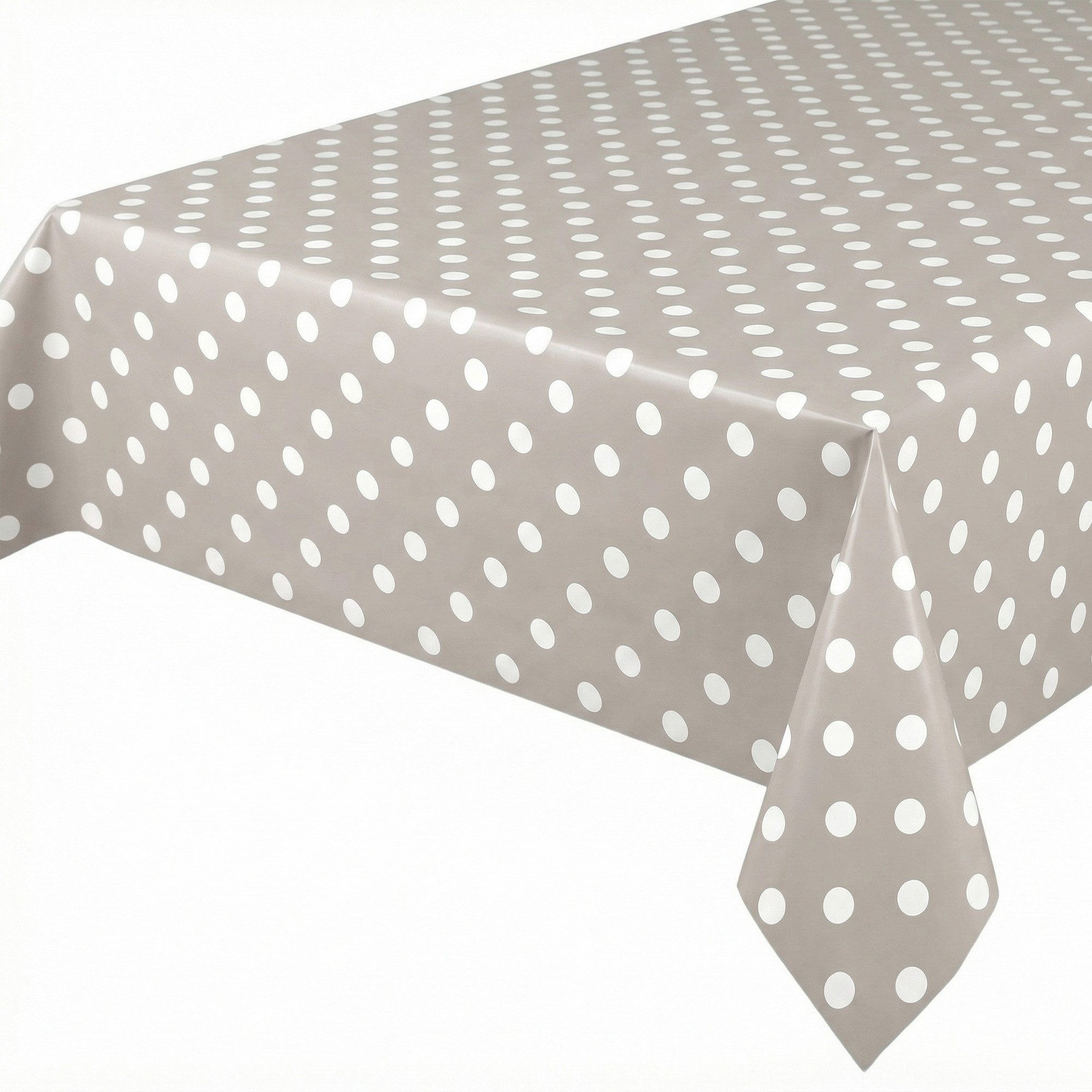 Beautex Tischdecke Punkte Wachstuchtischdecke OVAL RUND ECKIG, Wachstuch abwischbar (1-tlg)