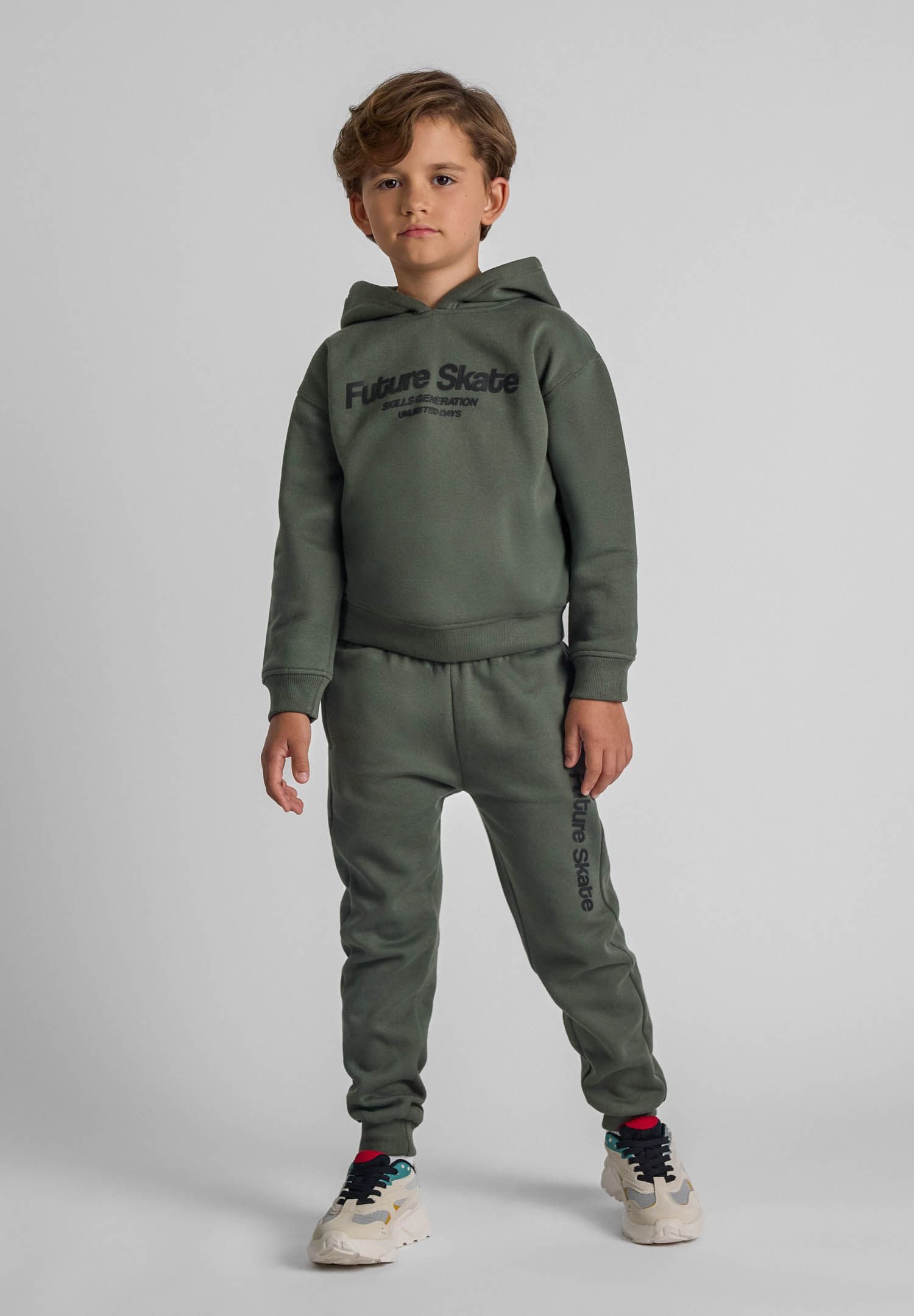 MINOTI Trainingsanzug Zweiteiliges Set mit Sweatshirt mit Print  (2y-14y) günstig online kaufen