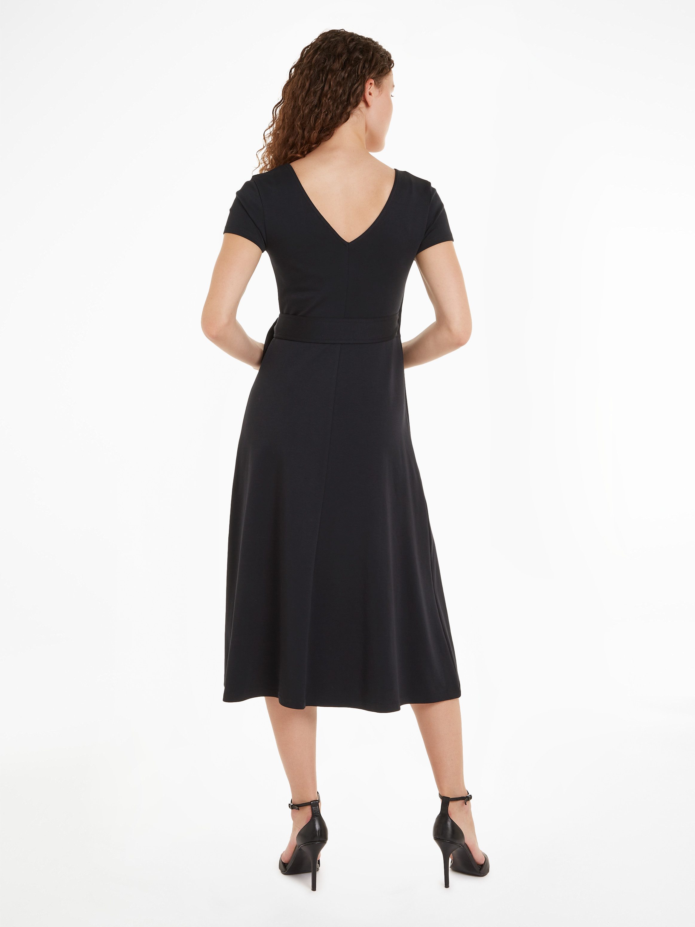Tommy Hilfiger Wickelkleid UTILITY WRAP MIDI günstig online kaufen