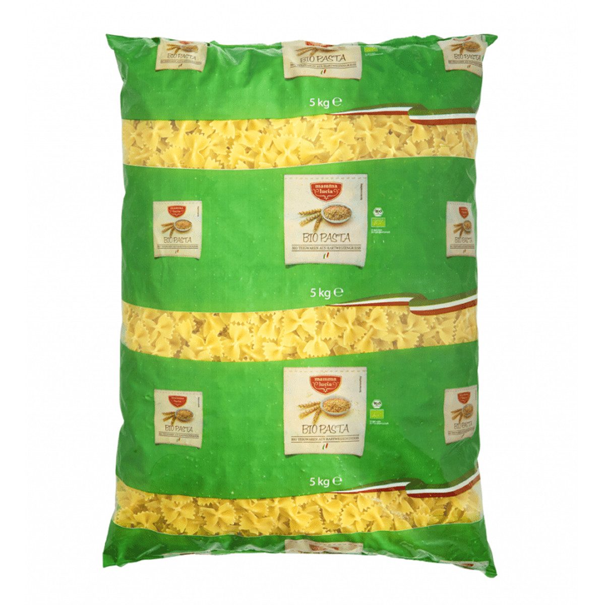 mamma lucia Nudeln, Mamma Lucia Bio Farfalle Schleifchen Hartweizengrießnudeln 5000g