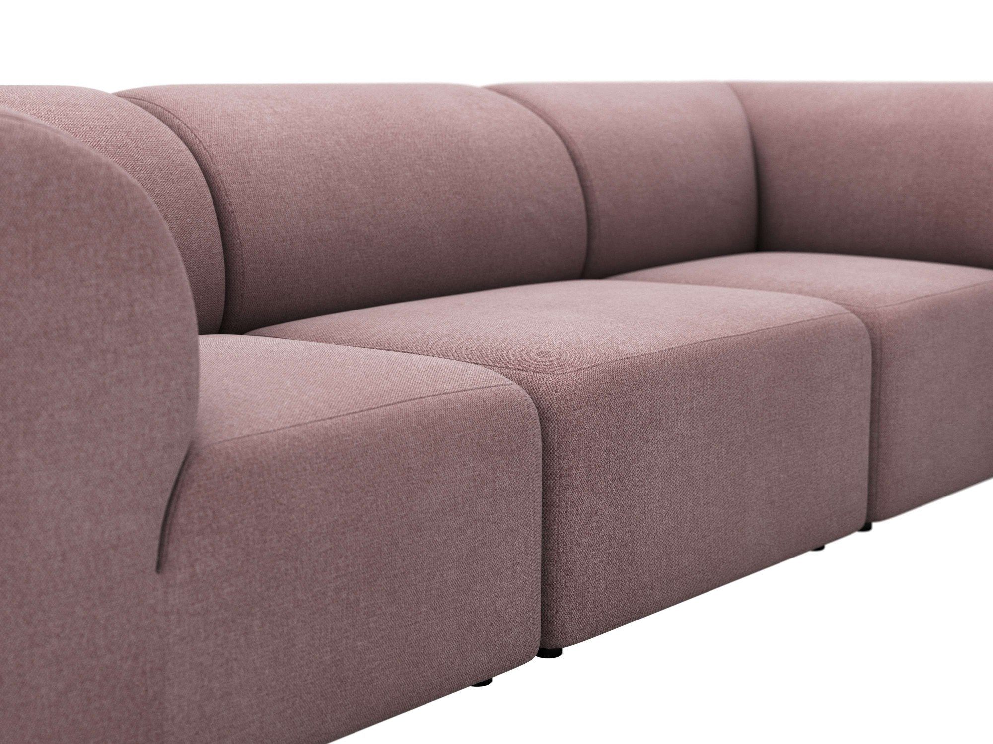 mit LeGer Home trendigen Farben, Sofa, in Floria, 3-Sitzer Gercke modulares Komfortschaum-Polsterung Lena by