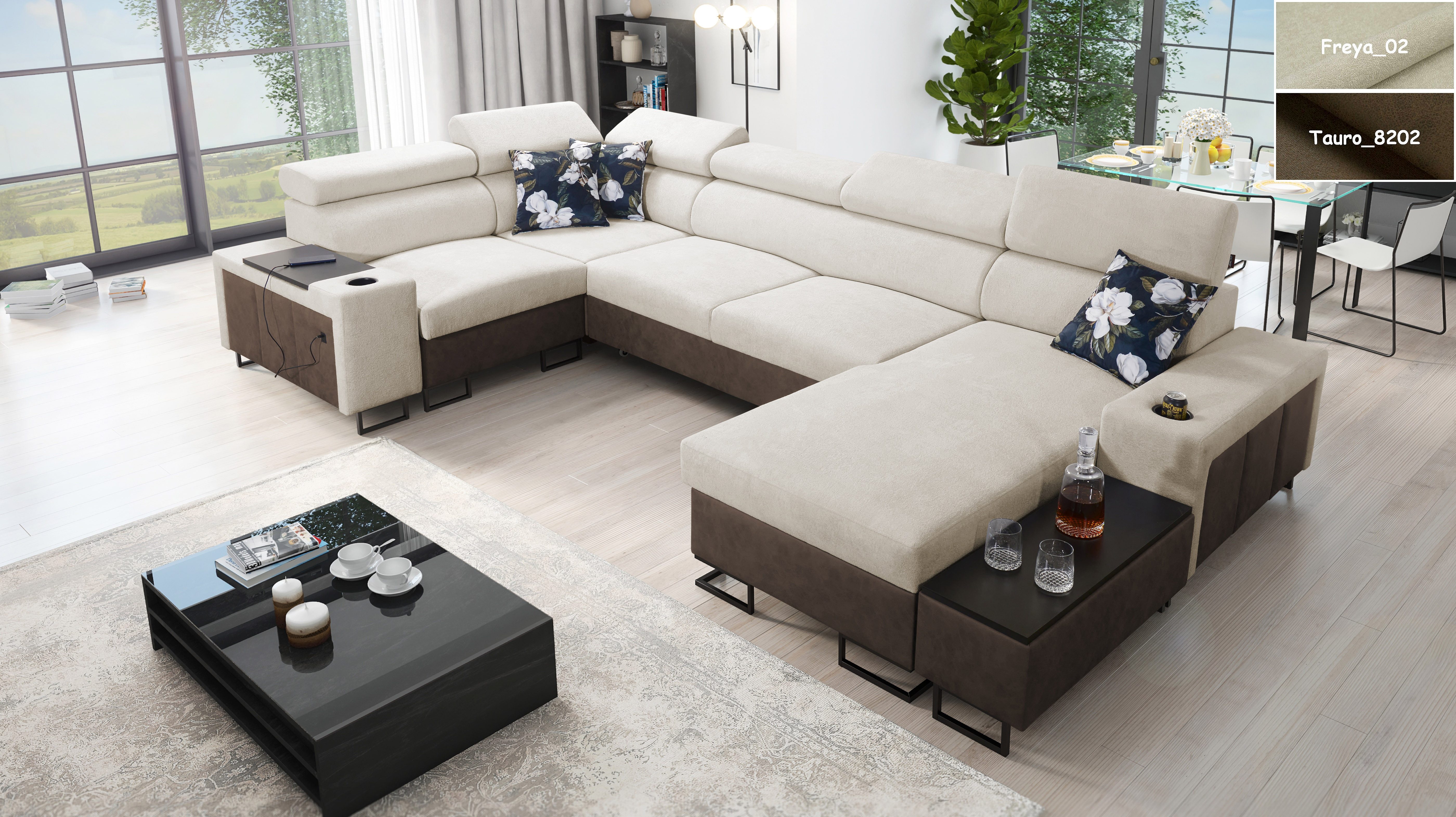 Möbel für Dich Wohnlandschaft XXL Melody günstig online kaufen