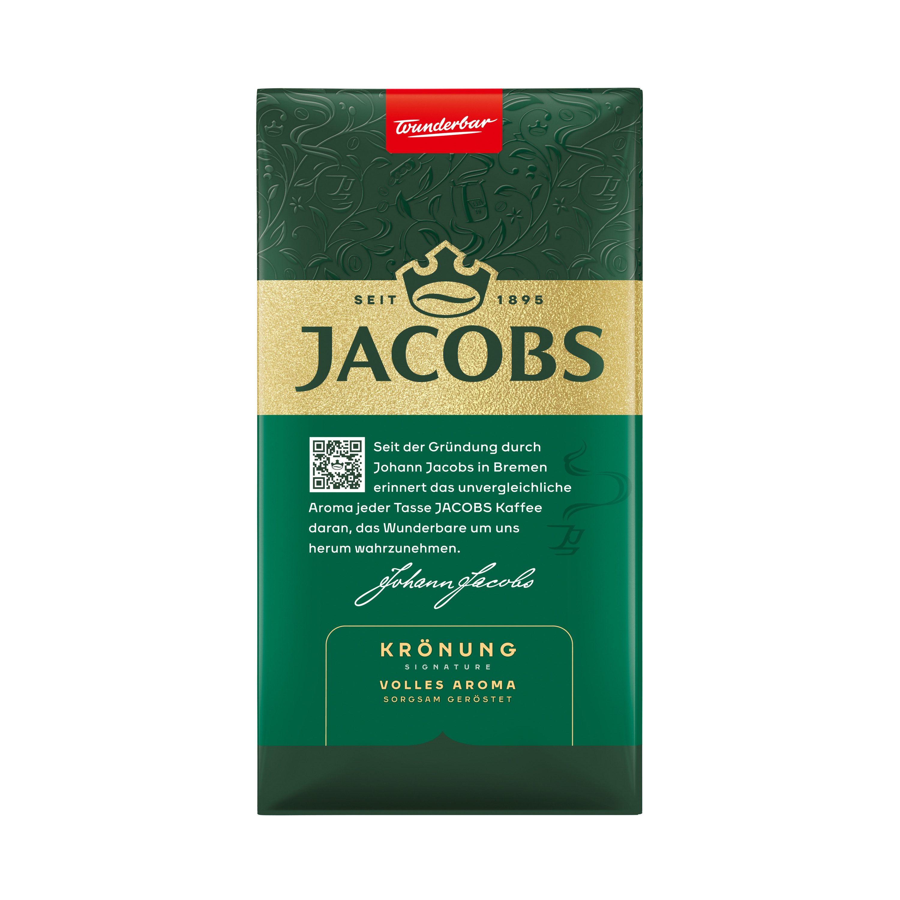 JACOBS Kaffee Filterkaffee Krönung Röstkaffee klassich 12 x 500 g, 6000 g, (Packung, 12er pack)