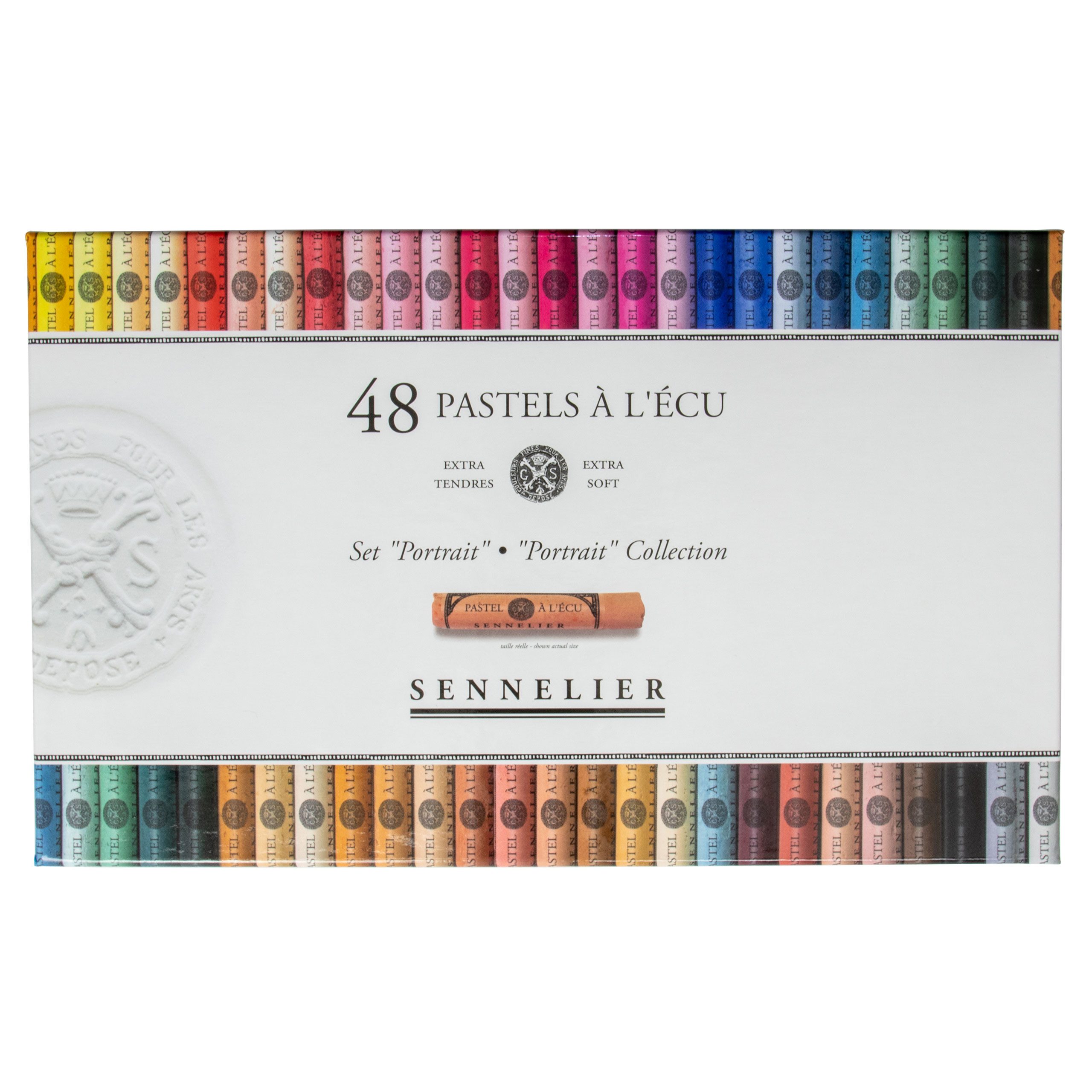 SENNELIER Pastellkreide Pastellfarben - Portrait - Karton mit 48 Pastellen ECU - N132252