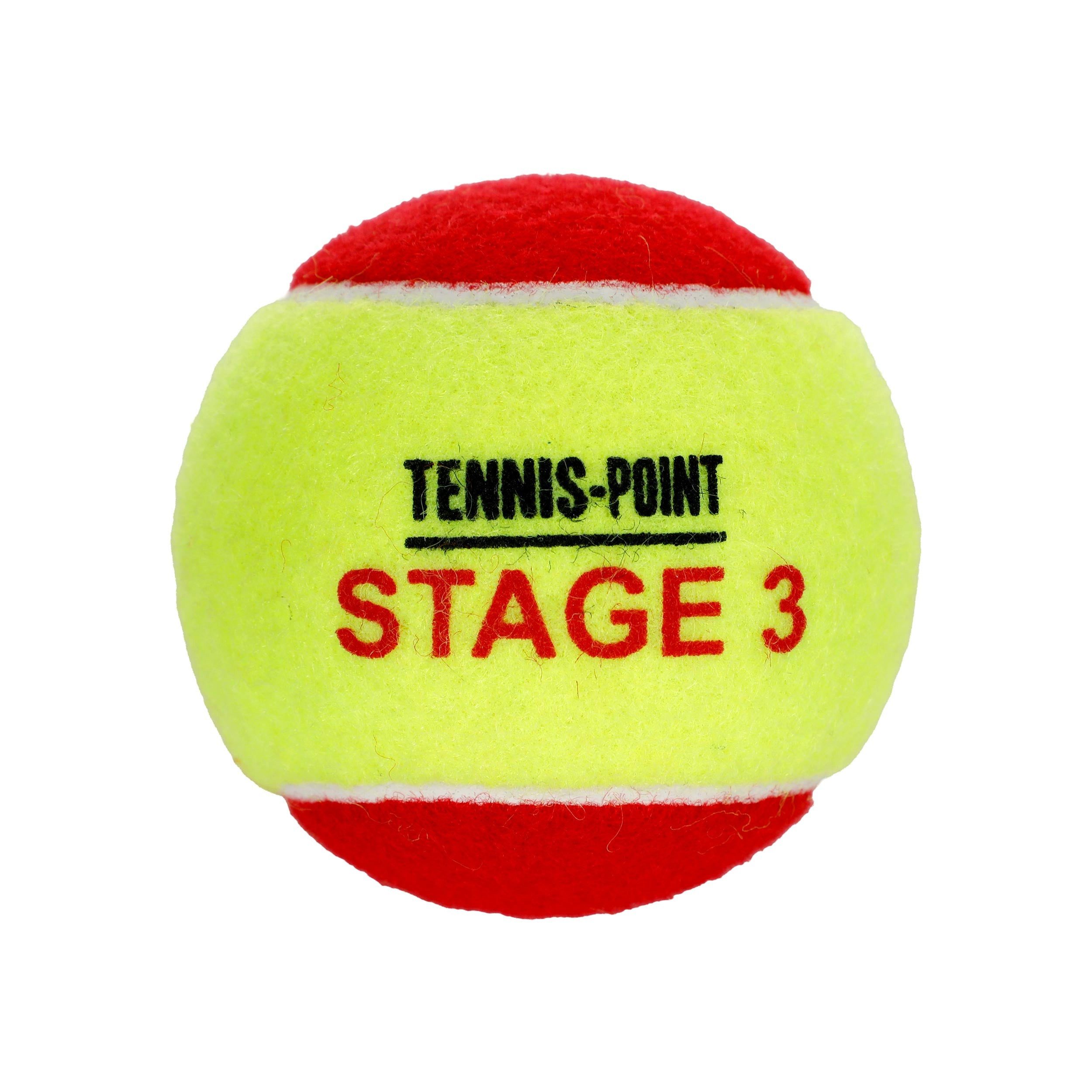 Tennis-Point Tennisball TP Stage 3 - 60 Tennisbälle - Play and Stay Ball - (60er Beutel)