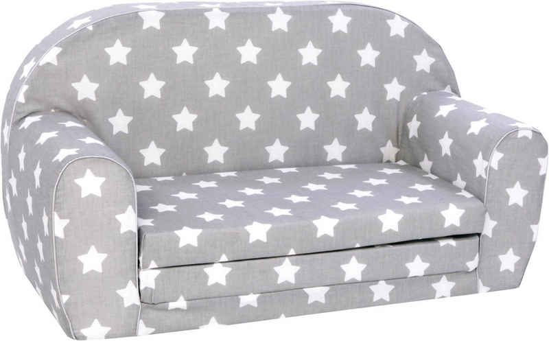 Knorrtoys® Sofa Grey White Stars, für Kinder; Made in Europe