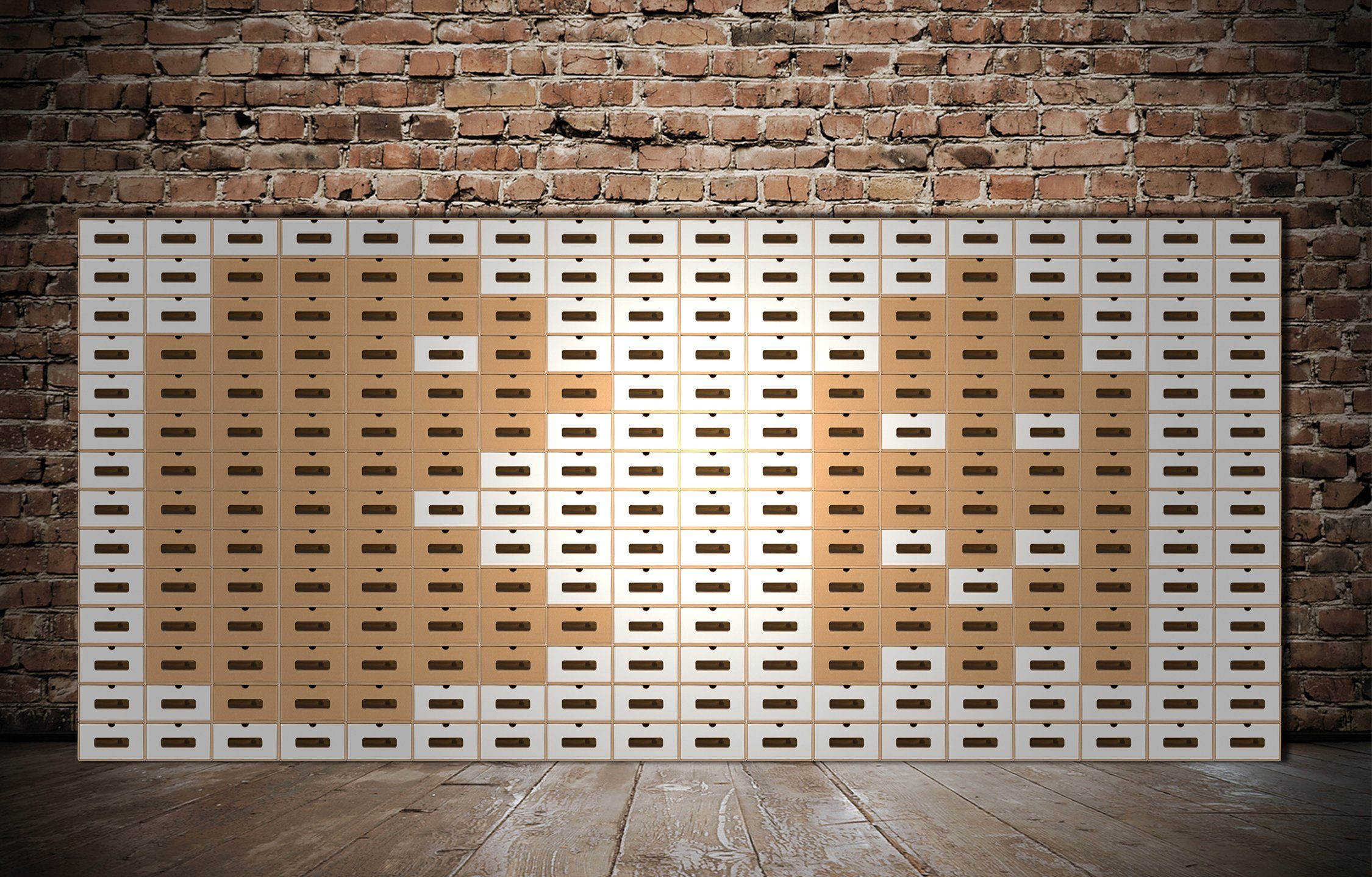 BigDean Schuhbox 10 Boxen stapelbar mit Sichtfenster & Schublade Schuhe Spielzeug etc. (Set, 10 St., Schuhbox), Bemalbar, Dekorierbar, Stapelbar