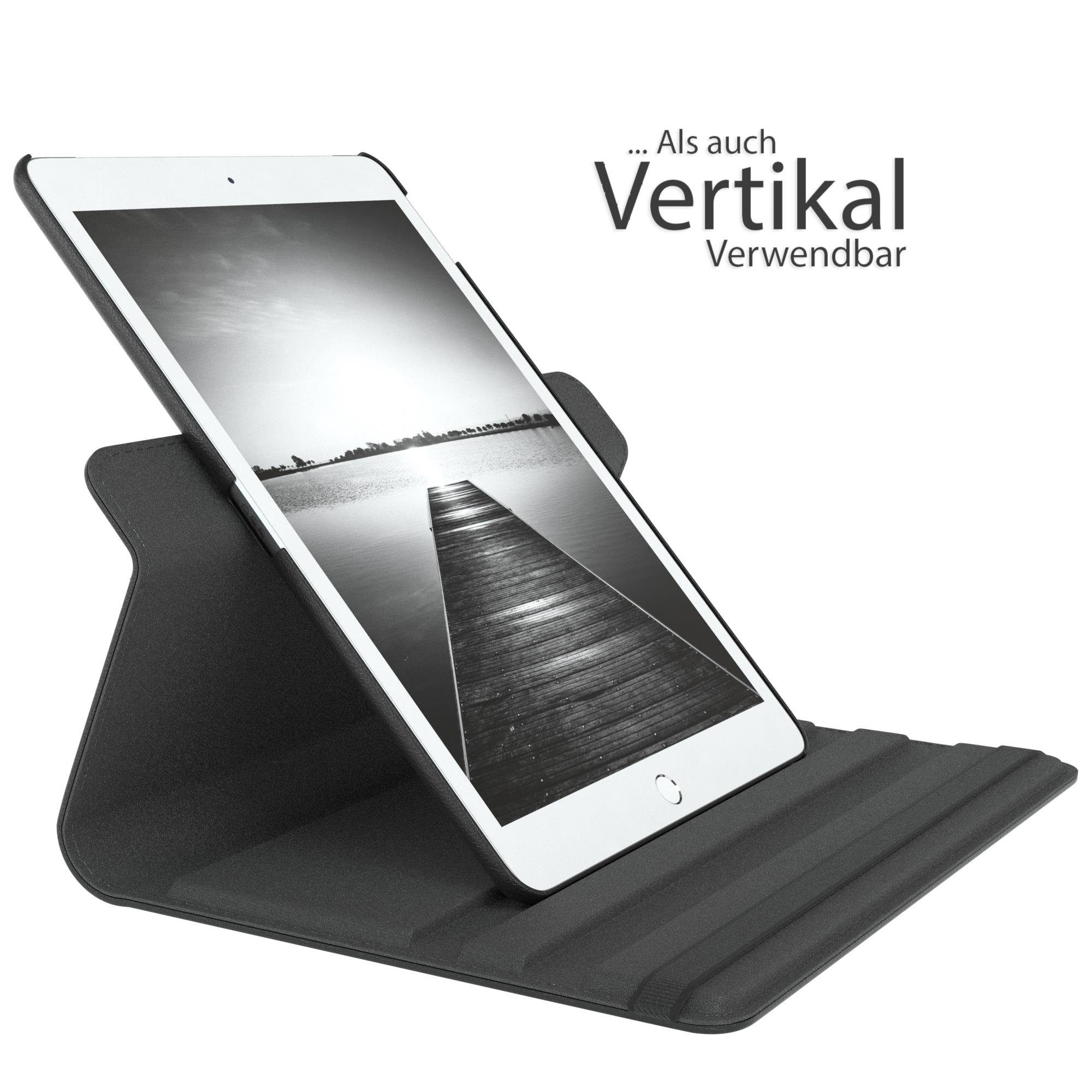EAZY CASE Tablet-Hülle Rotation Case für Apple iPad 7./8./9. Gen. 10,2 Zoll, Hülle 360° drehbar mit Standfunktion Etui Anti-Kratz Tasche Schwarz – Bild 4 von 5