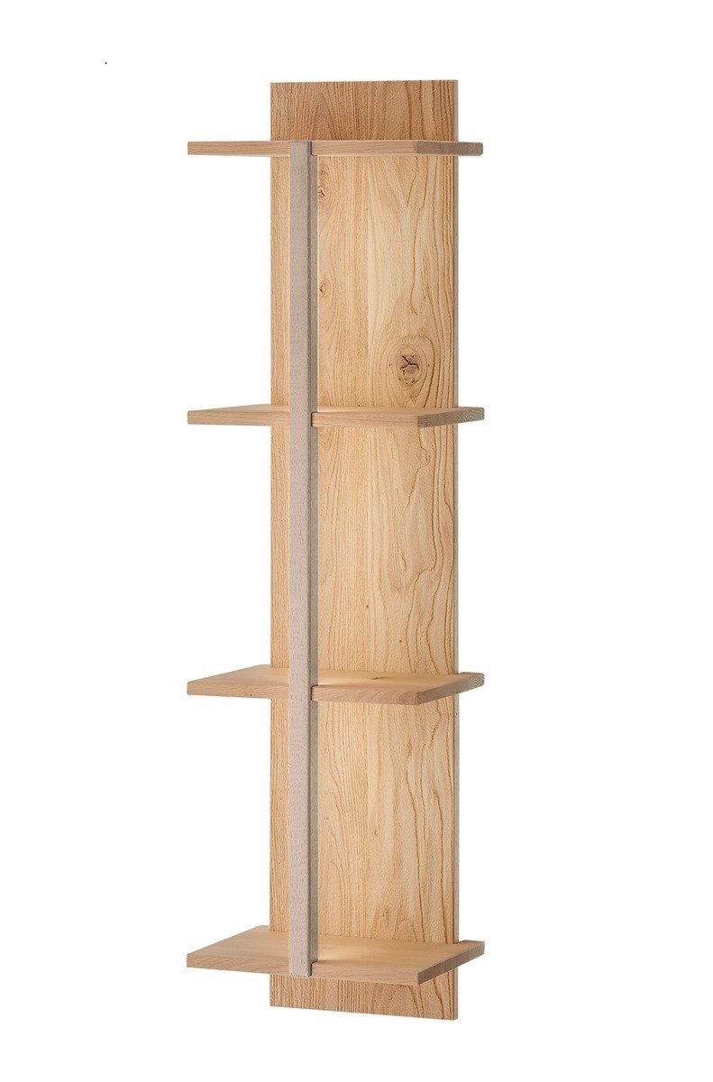Main Möbel Badregal 30x135cm 'Avallon' Wildeiche geölt & creme