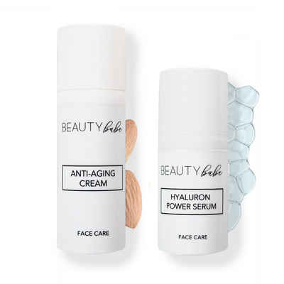 BEAUTY babe Gesichtspflege-Set »Face Care Duo«, Schützt und regeneriert Deine Haut mit sanften und natürlichen Wirkstoffen.