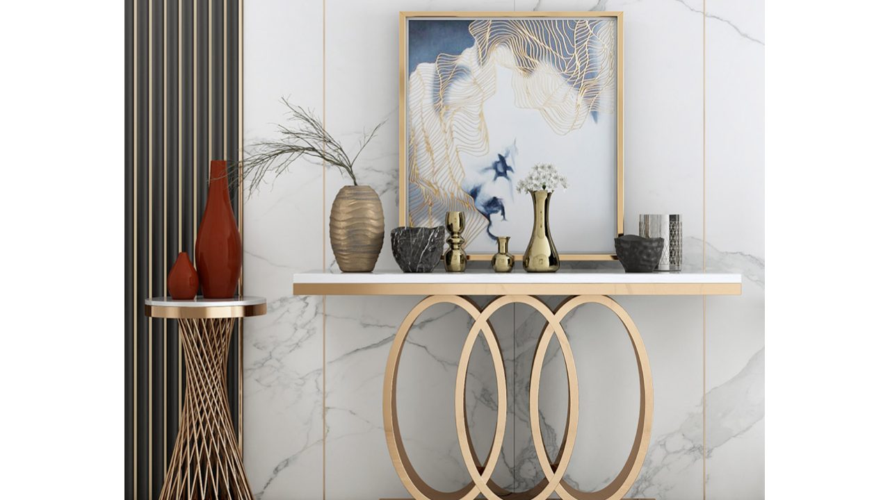 Xlmoebel Konsolentisch Wandtisch Beistelltisch Tischkonsole modern Elegant SOFORT (1-St., Konsolentisch), Made in Europa