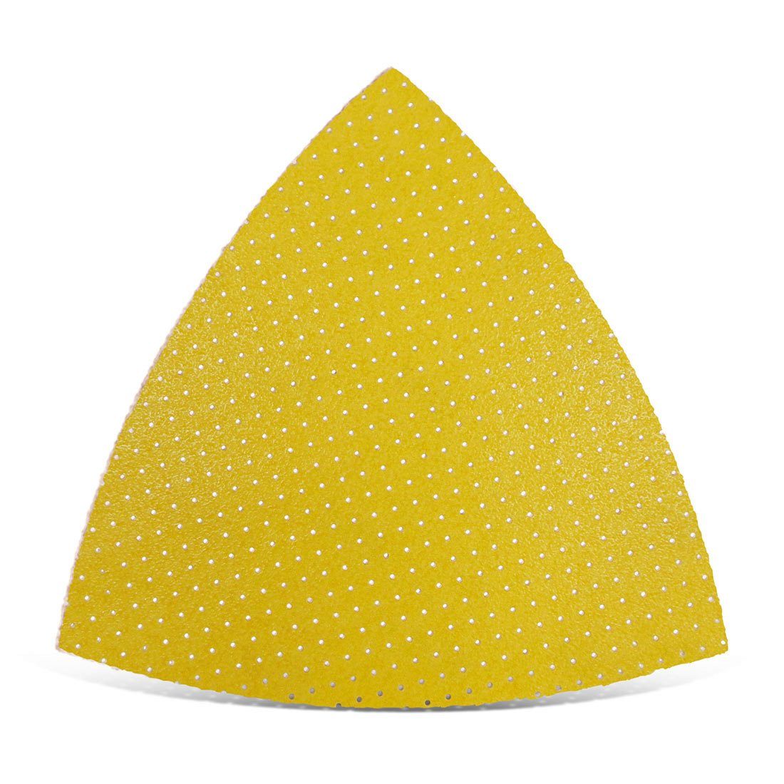 MENZER Schleifdreieck 93 mm Multiloch Klett-Schleifblätter für Deltaschleifer, Weißes Edelkorund, 25 Stk., K120
