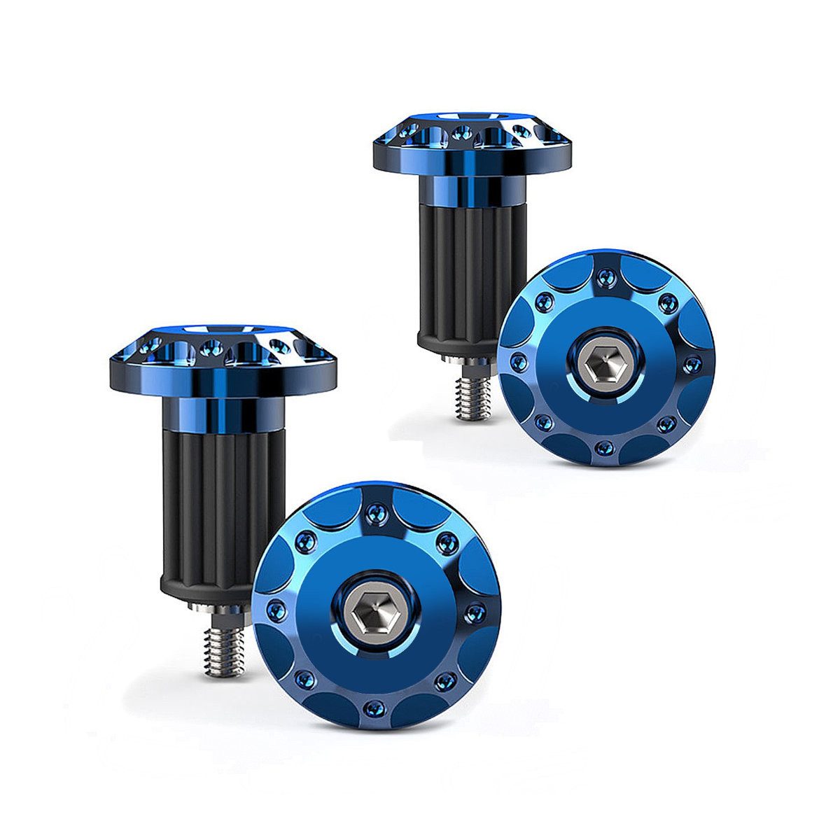 Tourtecs Sitzbank 2x Lenkerenden / Motorrad Lenkergewichte # LE1 passend für universal L