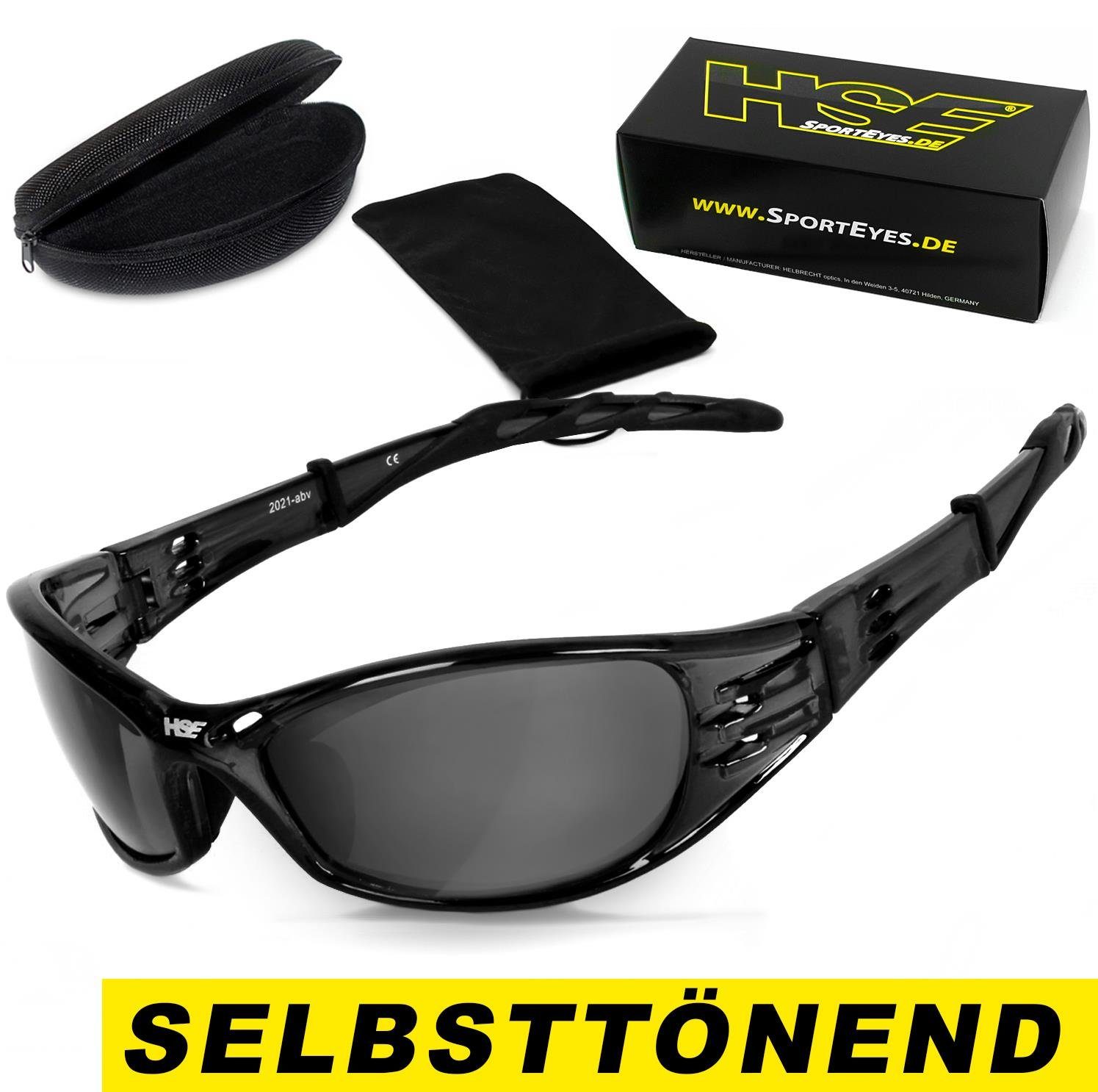 HSE - SportEyes Sportbrille STREET KING 2 - selbsttönend, schnell selbsttönende Gläser