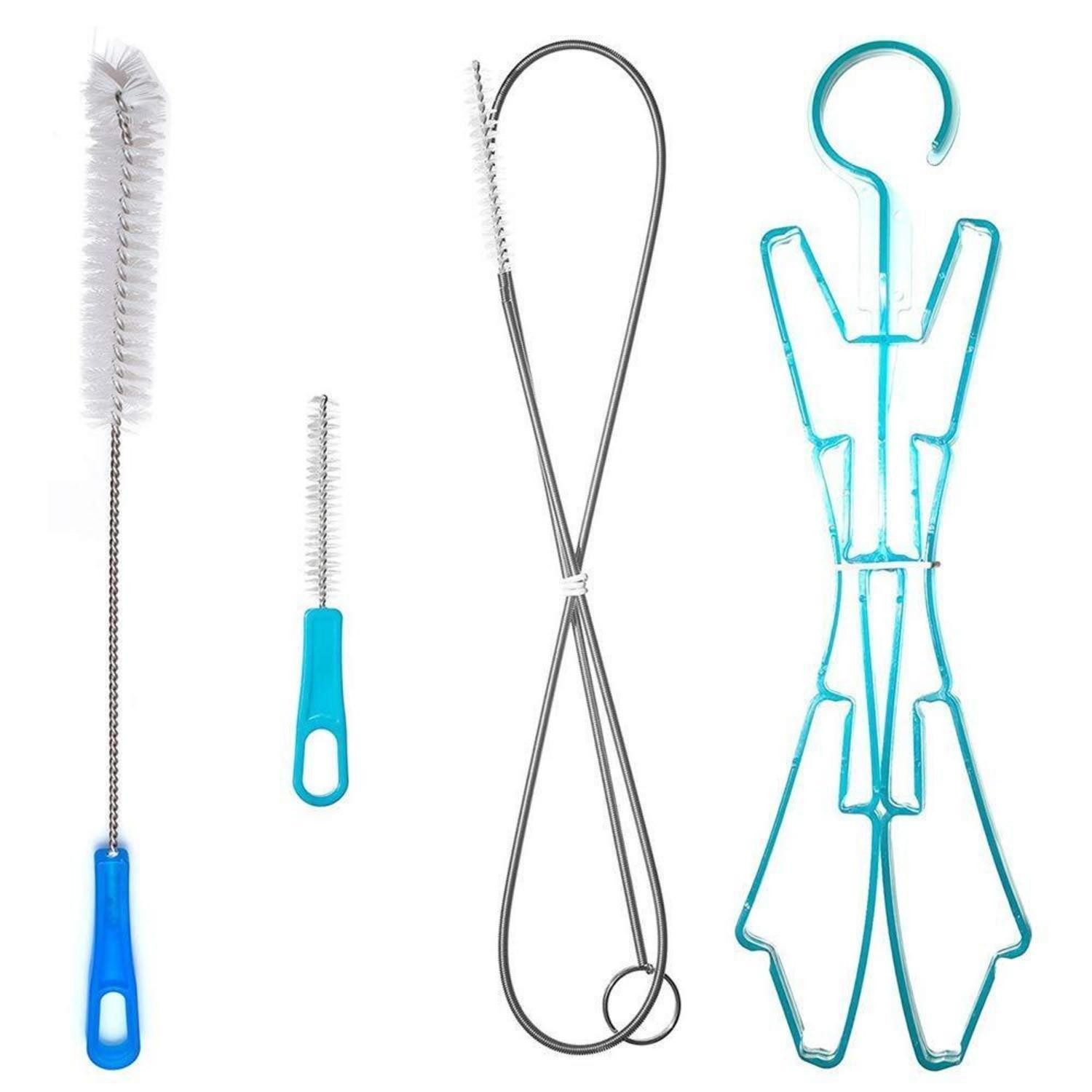 LuxusKollektion Reinigungsbürsten-Set Trinkblasen Reinigungsset 4-teilig, (1-tlg)