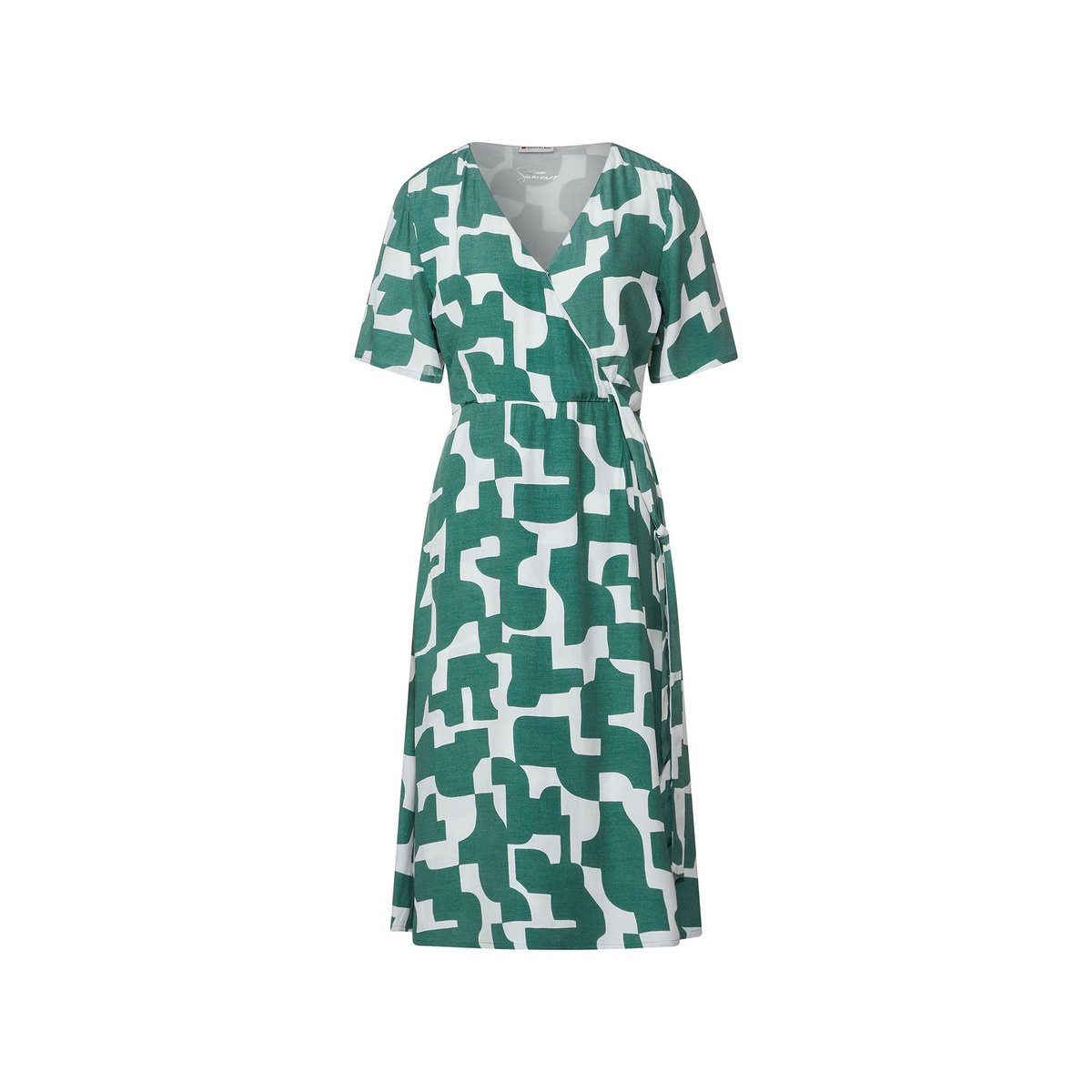 STREET grün (1-tlg) lagoon green Jerseykleid ONE