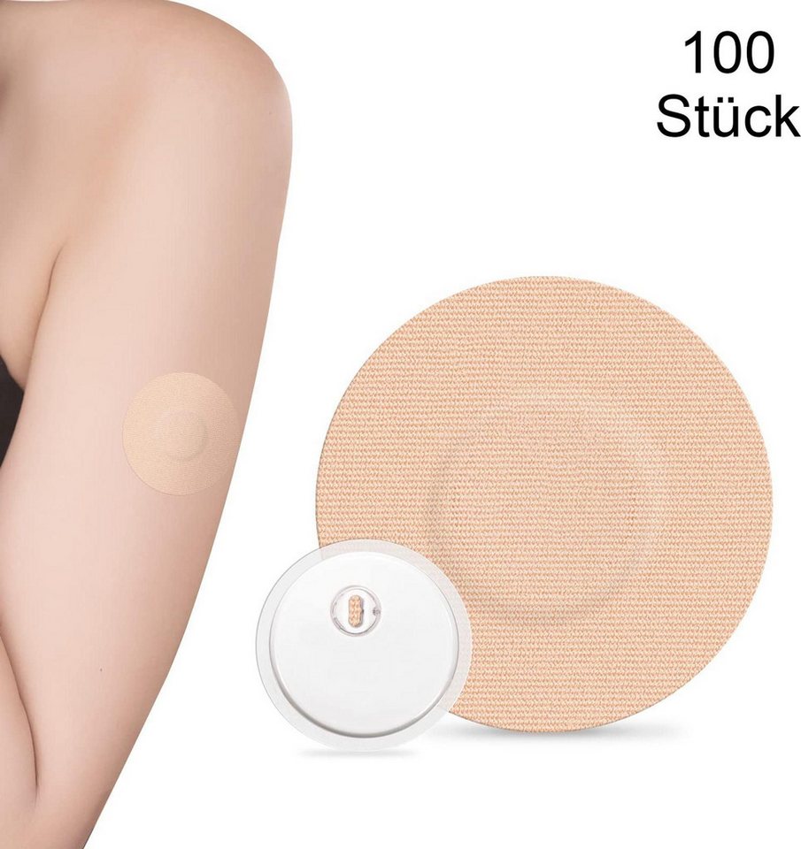FELIXLEO Wundpflaster 100 Freestyle Libre 3 Pflaster Wasserfest Fixierpflaster (100 St)