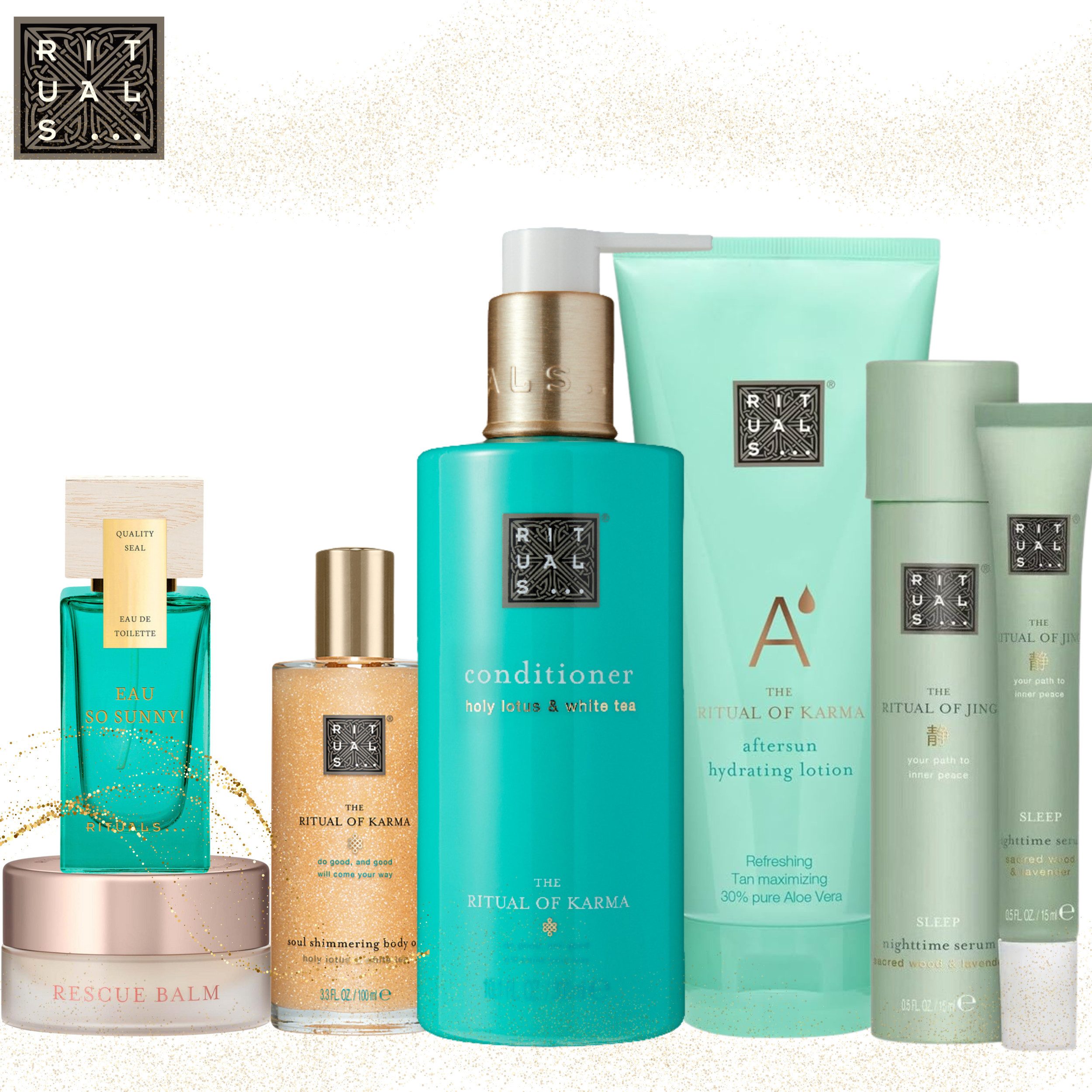 Rituals Pflege-Geschenkset The Rituals Best of 2025 - Ideal zum Reisen&Verschenken Bestseller-Set - LIMITIERT, 6-tlg., verwöhnende Damen Pflege