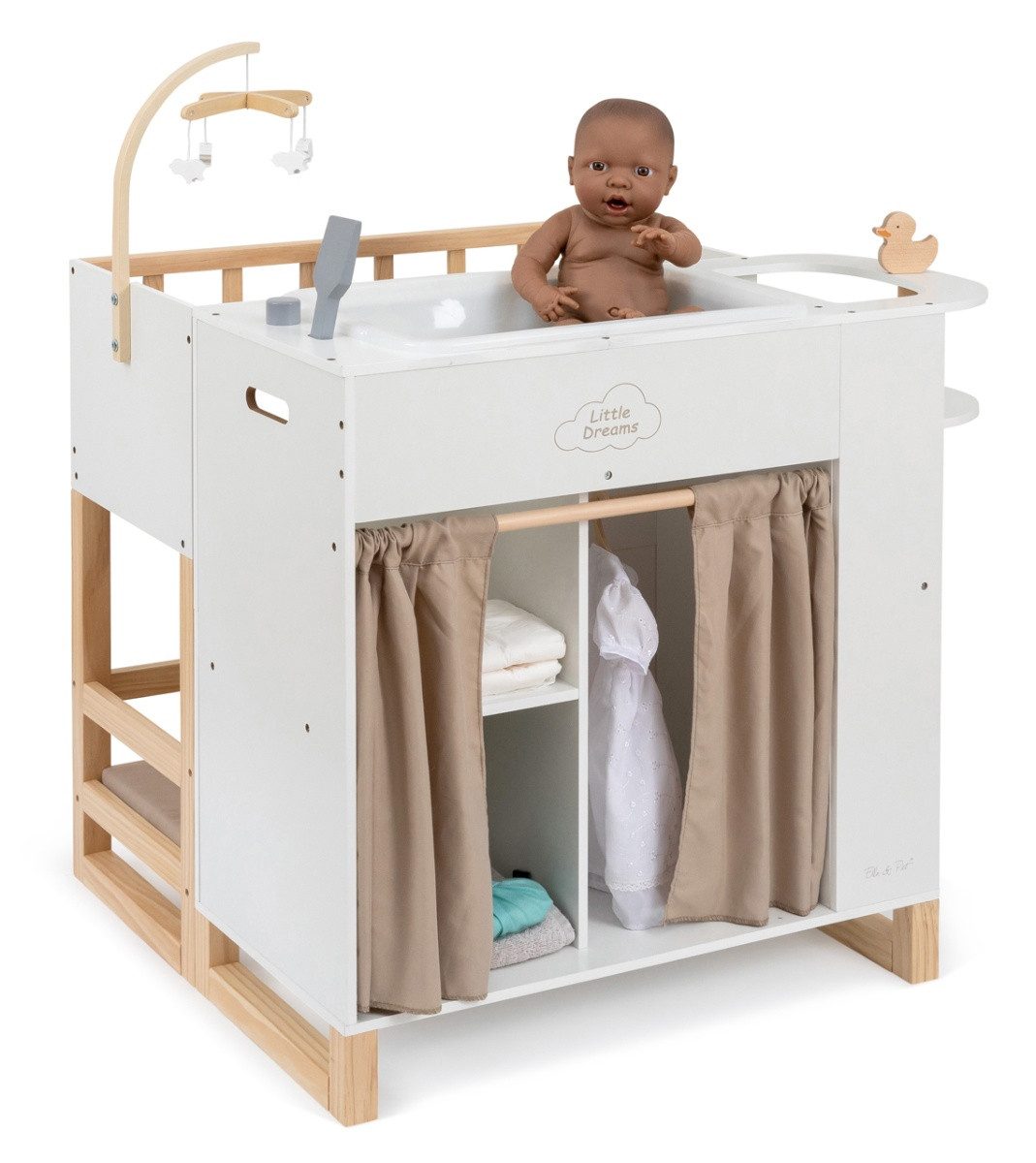 ELLA & PIET® Puppen Pflegecenter Großes Puppenpflegecenter NURSERY 6in1 aus günstig online kaufen