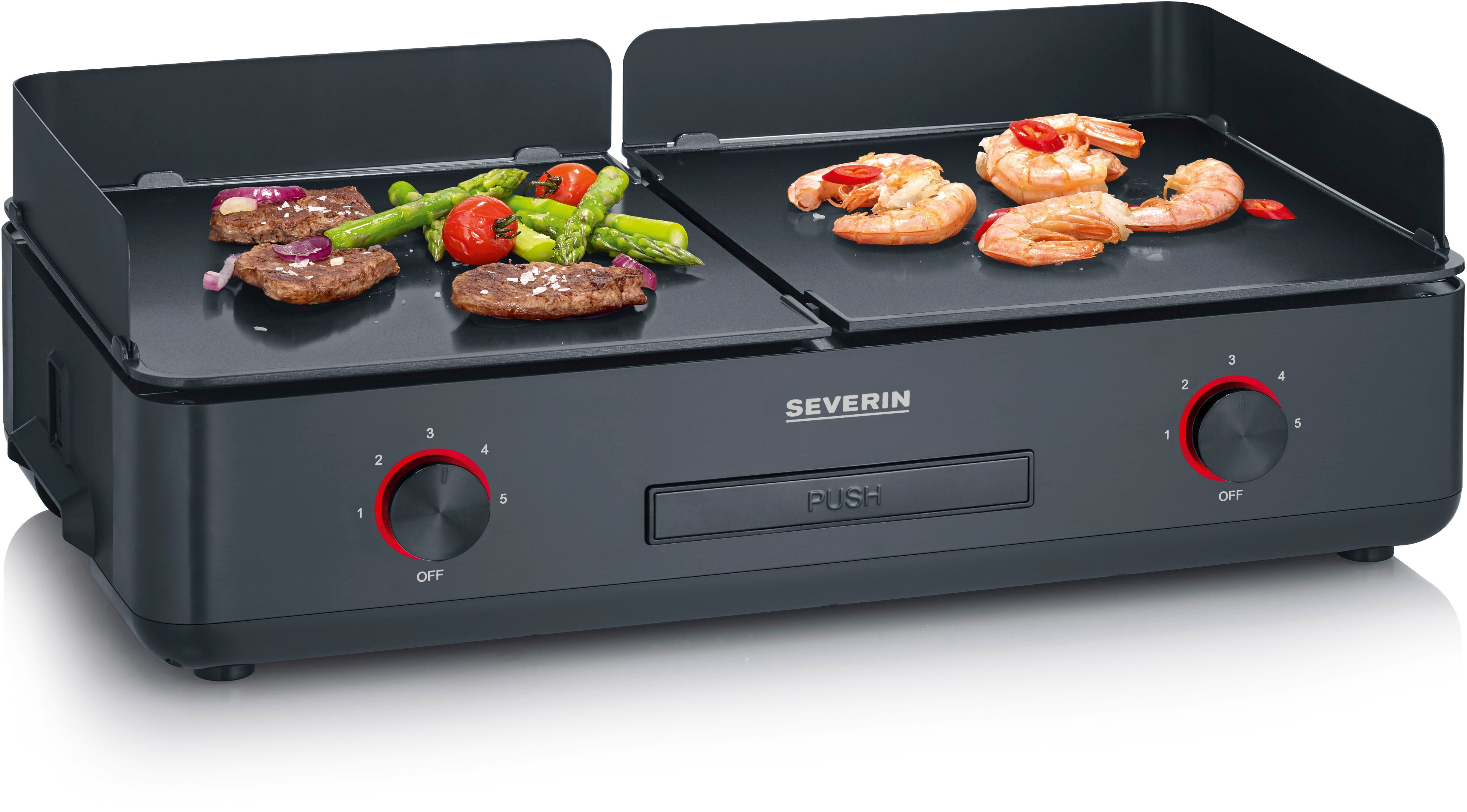 Severin Elektrogrill PG 8569 Suave Plancha Grill, 2200 W
