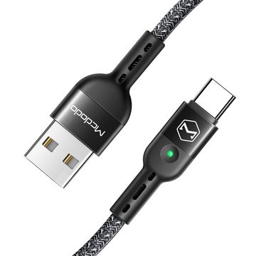 mcdodo Omega Typ C USB-Kabel, einziehbares Kfz-Ladekabel 1,8 m USB-C Schwarz USB-Kabel