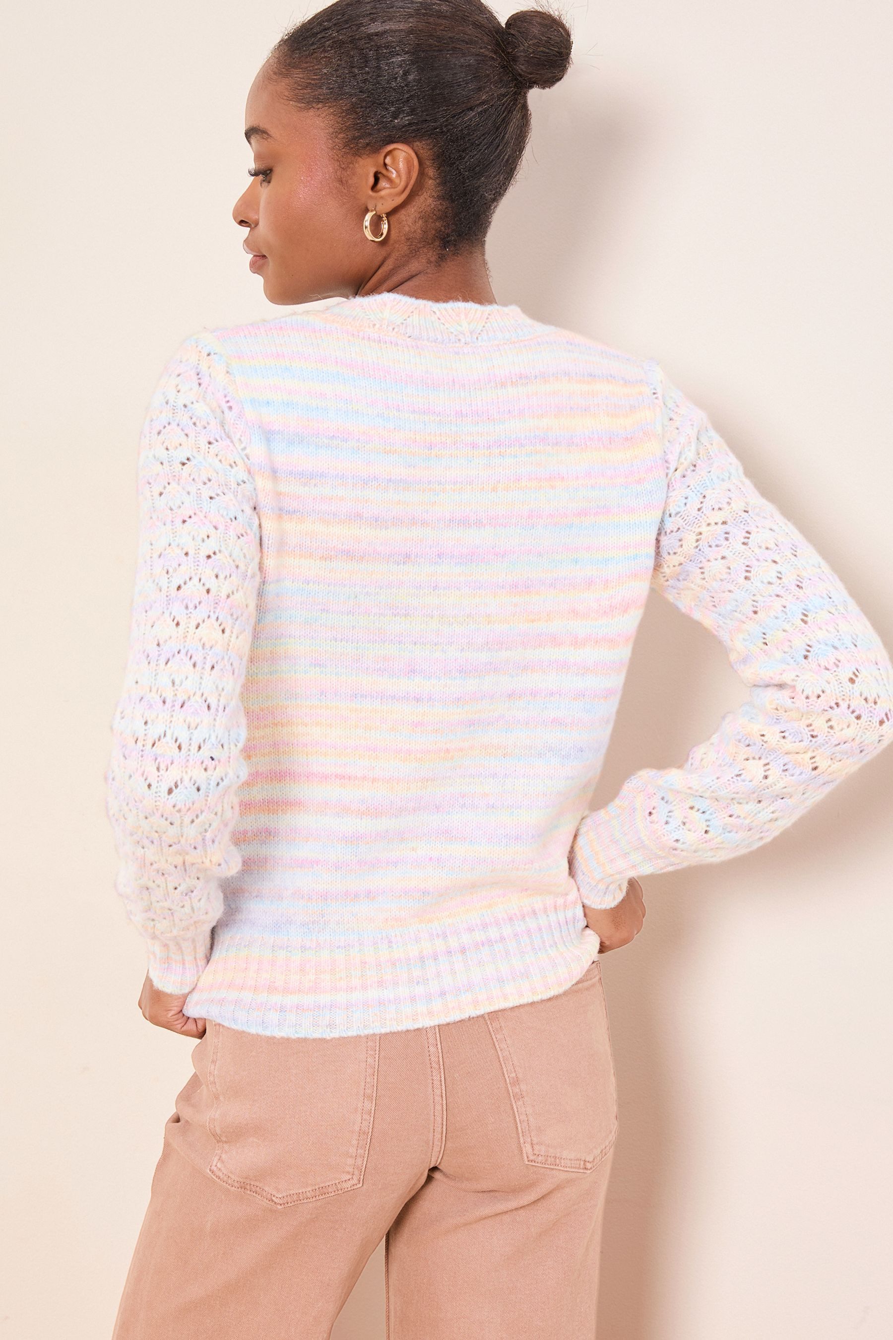 LIPSY Strickpullover Lipsy Langärmeliger Rundhalspullover, Regular (1-tlg) günstig online kaufen