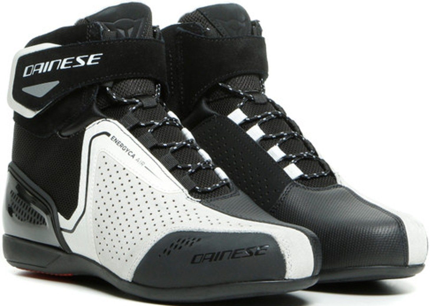 Motorradstiefel Black/White Energyca Damen Dainese Air Motorradschuhe