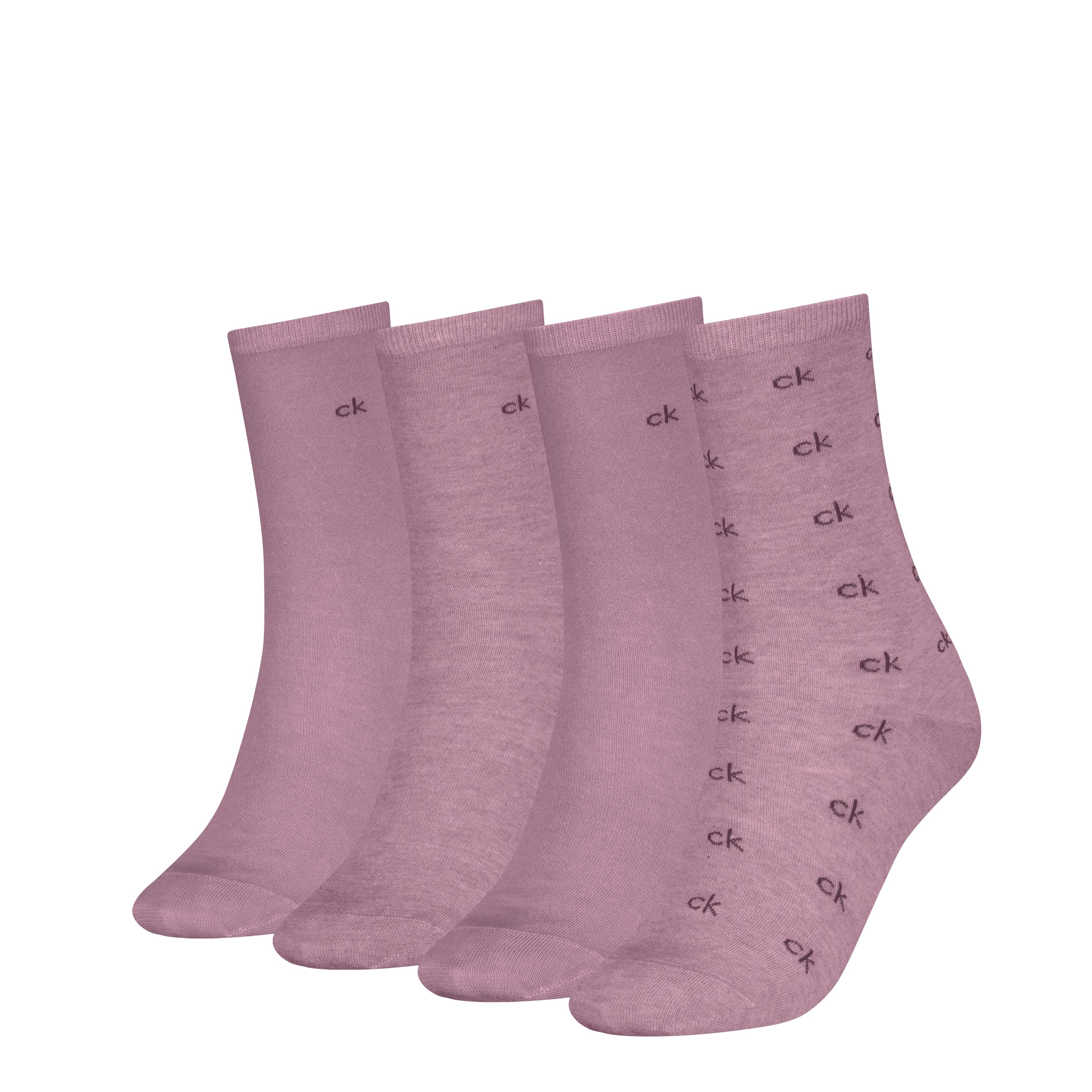 Calvin Klein Socken CK WOMEN SOCK 4P GIFTING AOP (4 Paar)