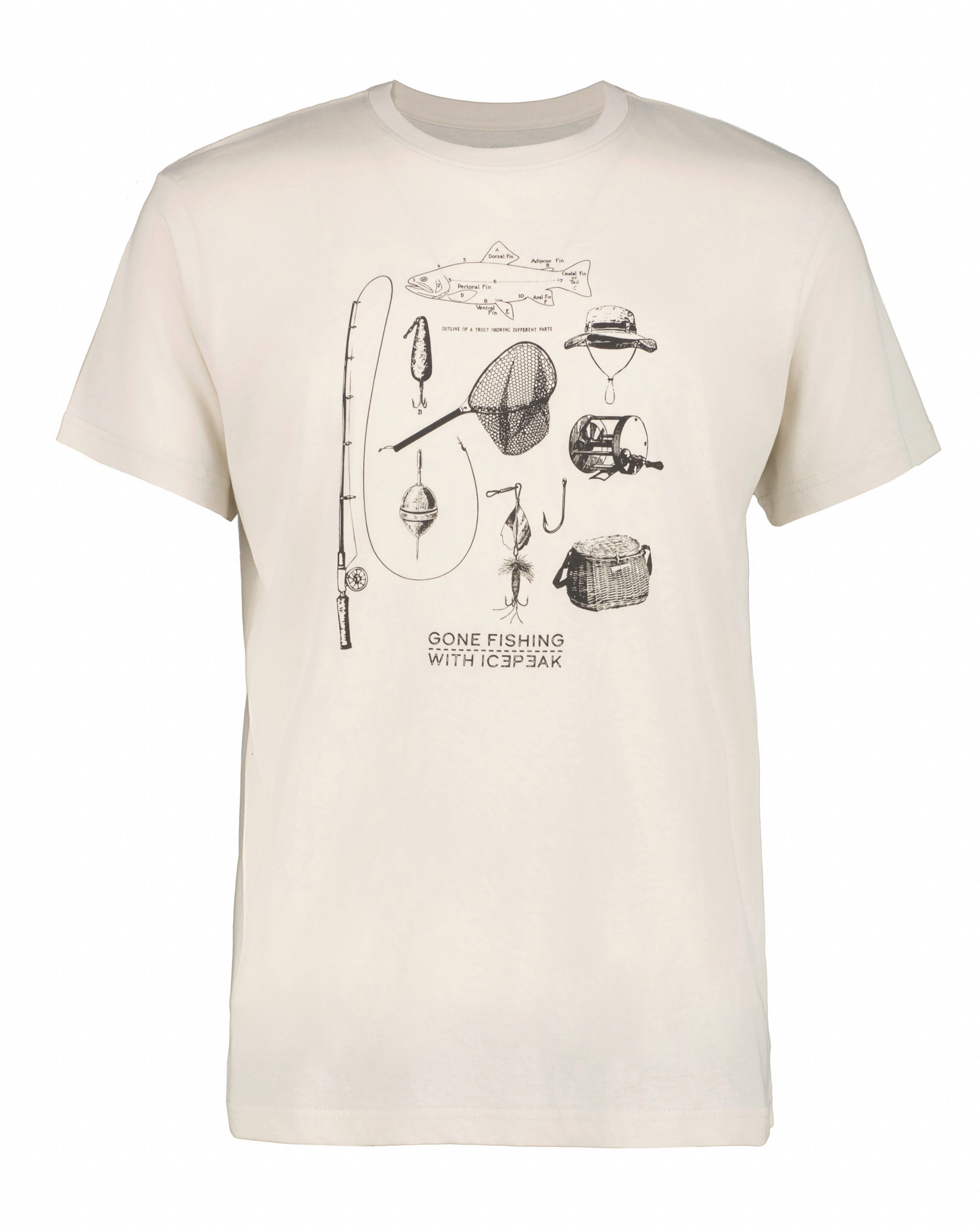 Icepeak T-Shirt MILLINGTON für sportlichen Look im Alltag, sportlicher Stil, für Erwachsene
