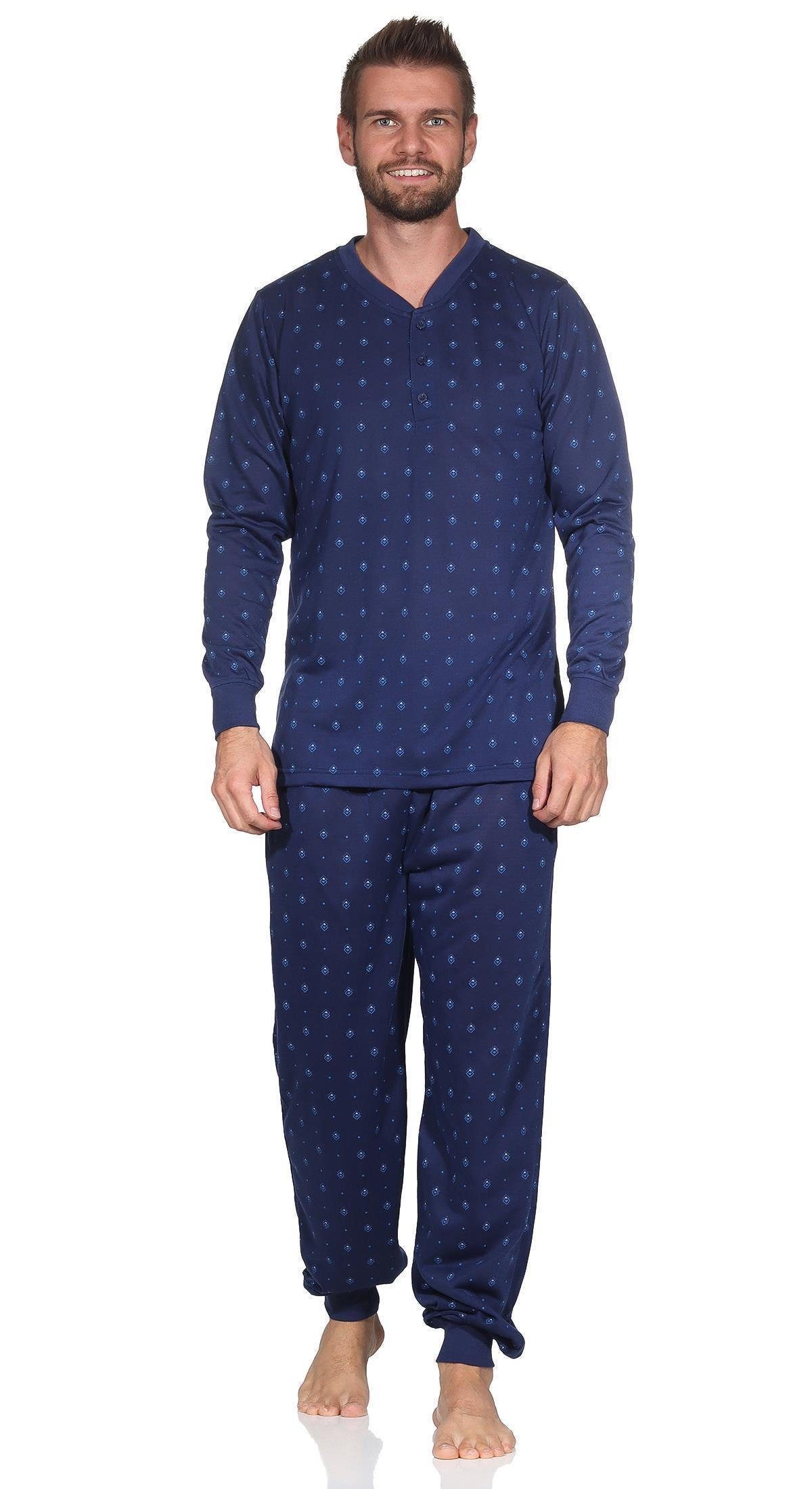EloModa Pyjama Herren Pyjama Shirt & Hose Schlaf-Anzug Nachthemd, Gr. M L  XL 2XL (2 tlg)
