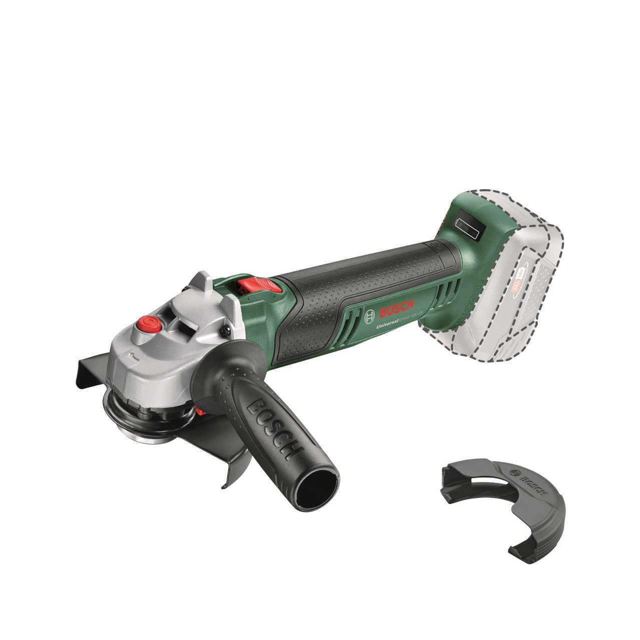 BOSCH Winkelschleifer Bosch Akku-Winkelschleifer UniversalGrind 18V-75