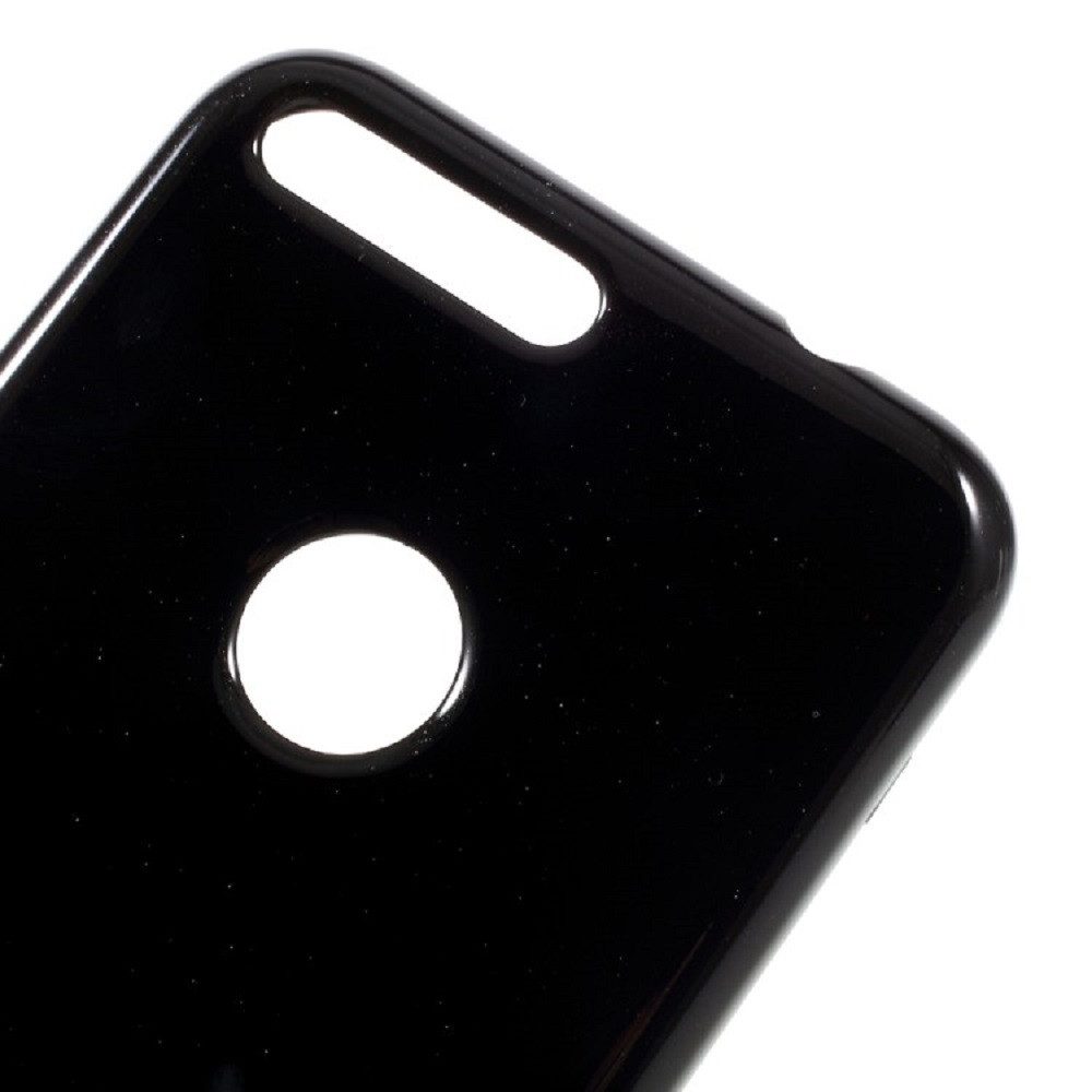 Goospery Smartphone-Hülle für Google Pixel Jelly Case Schutzhülle Schwarz Glitzer 12,70 cm (5,0 Zoll)