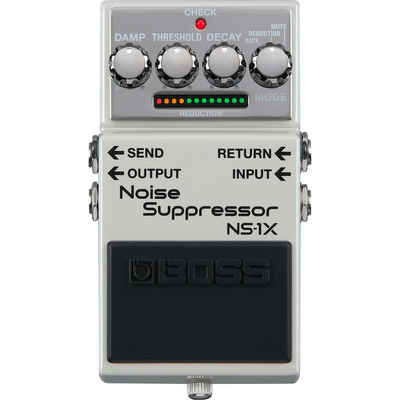 BOSS Musikinstrumentenpedal, NS-1X Noise Suppressor - Effektgerät für Gitarren