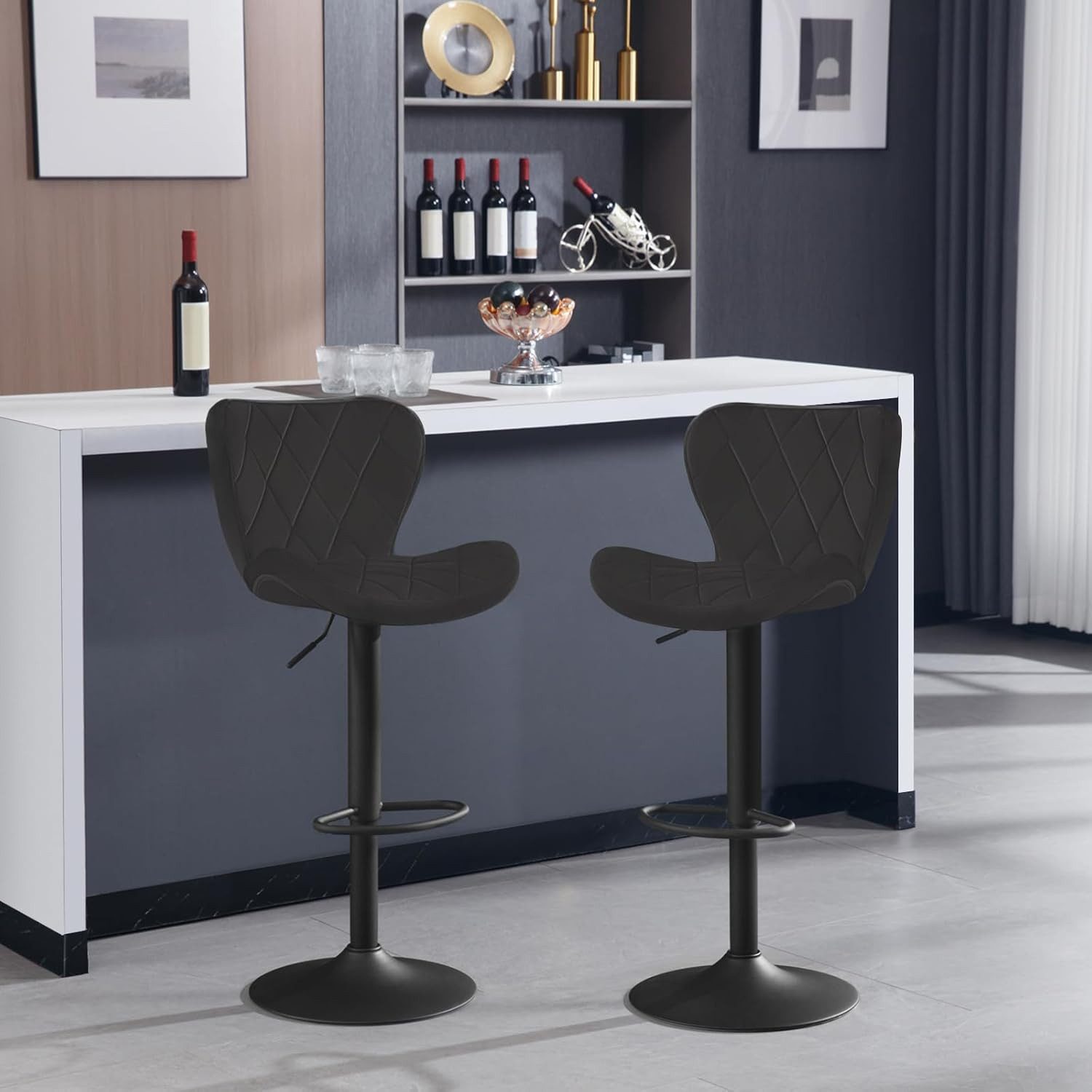 Woltu Barhocker, höhenverstellbar, Drehhocker ergonomisch, für günstig online kaufen
