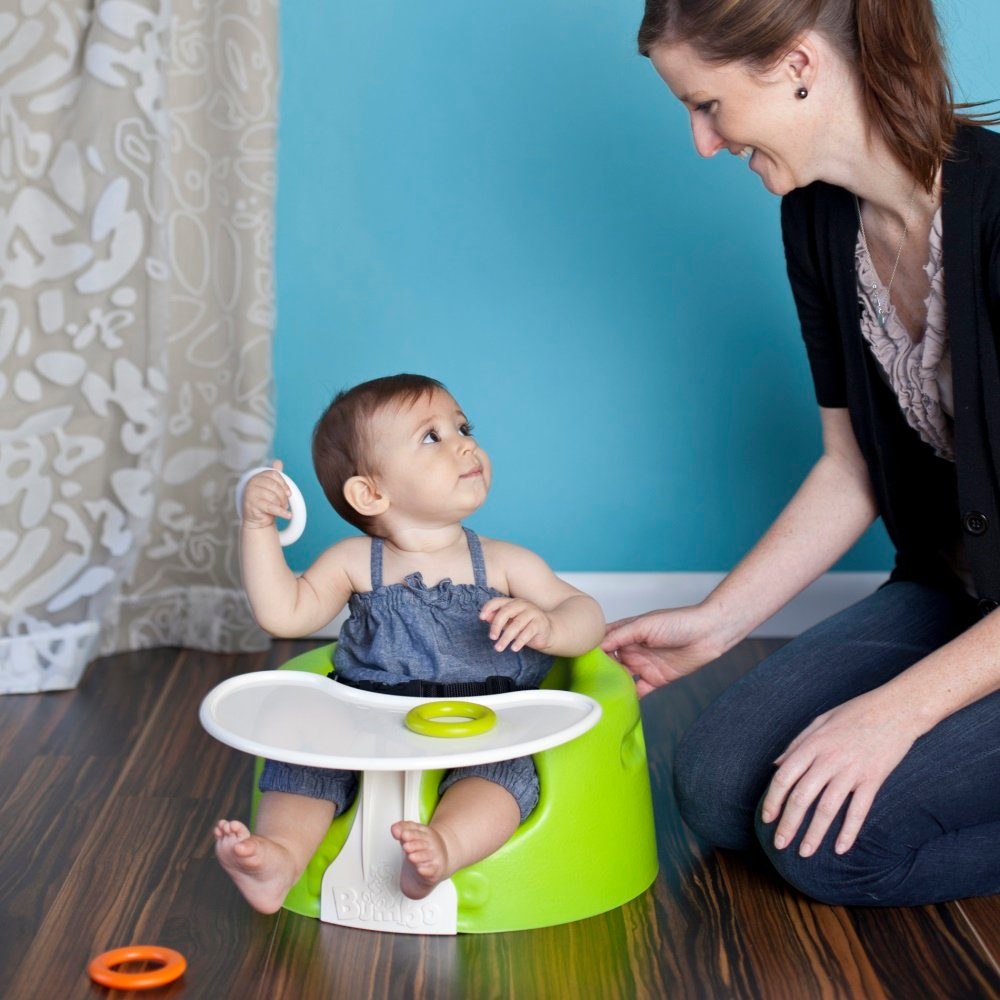 Tischsitz oder Stuhlerhöhung / zum Essen Bumbo Tablett mit / Bodensitz Bumbo Sitzerhöhung / Set Spielen, Kindersitzerhöhung
