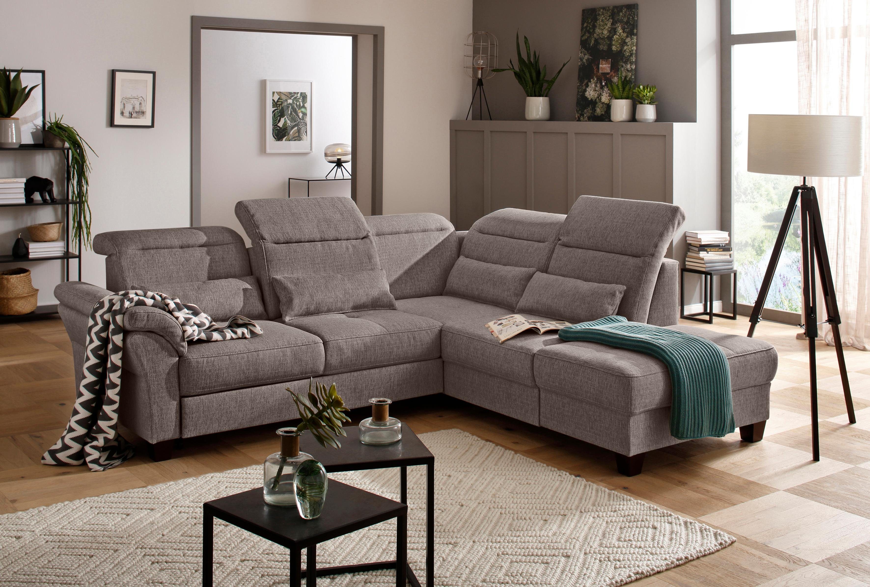 Home affaire Ecksofa Solvei L-Form, wahlweise günstig online kaufen