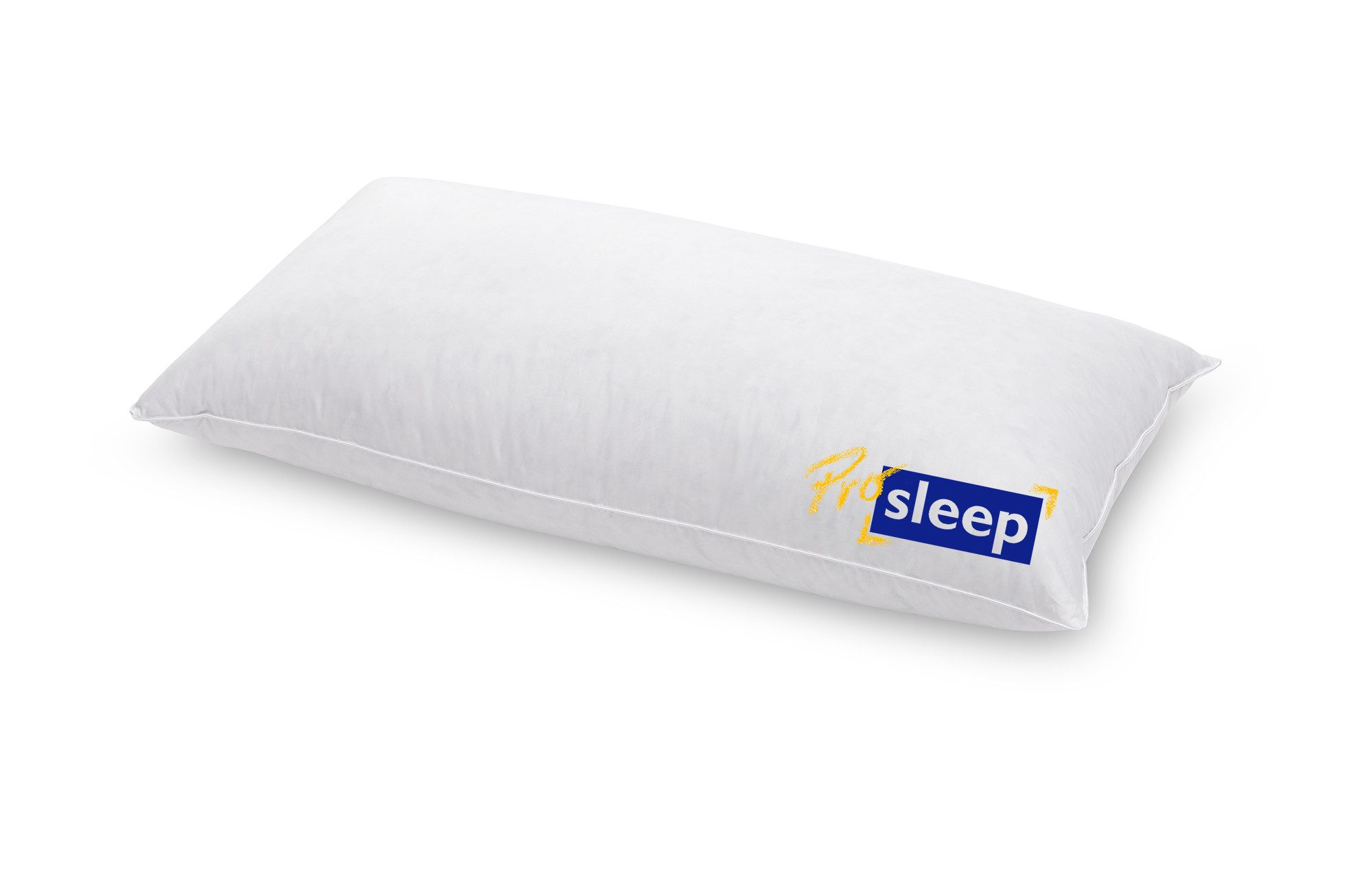 HANSKRUCHEN Daunenkissen Pro Sleep, Füllung: 100% Federn, Bezug: 100% Baumwolle, allergikerfreundlich